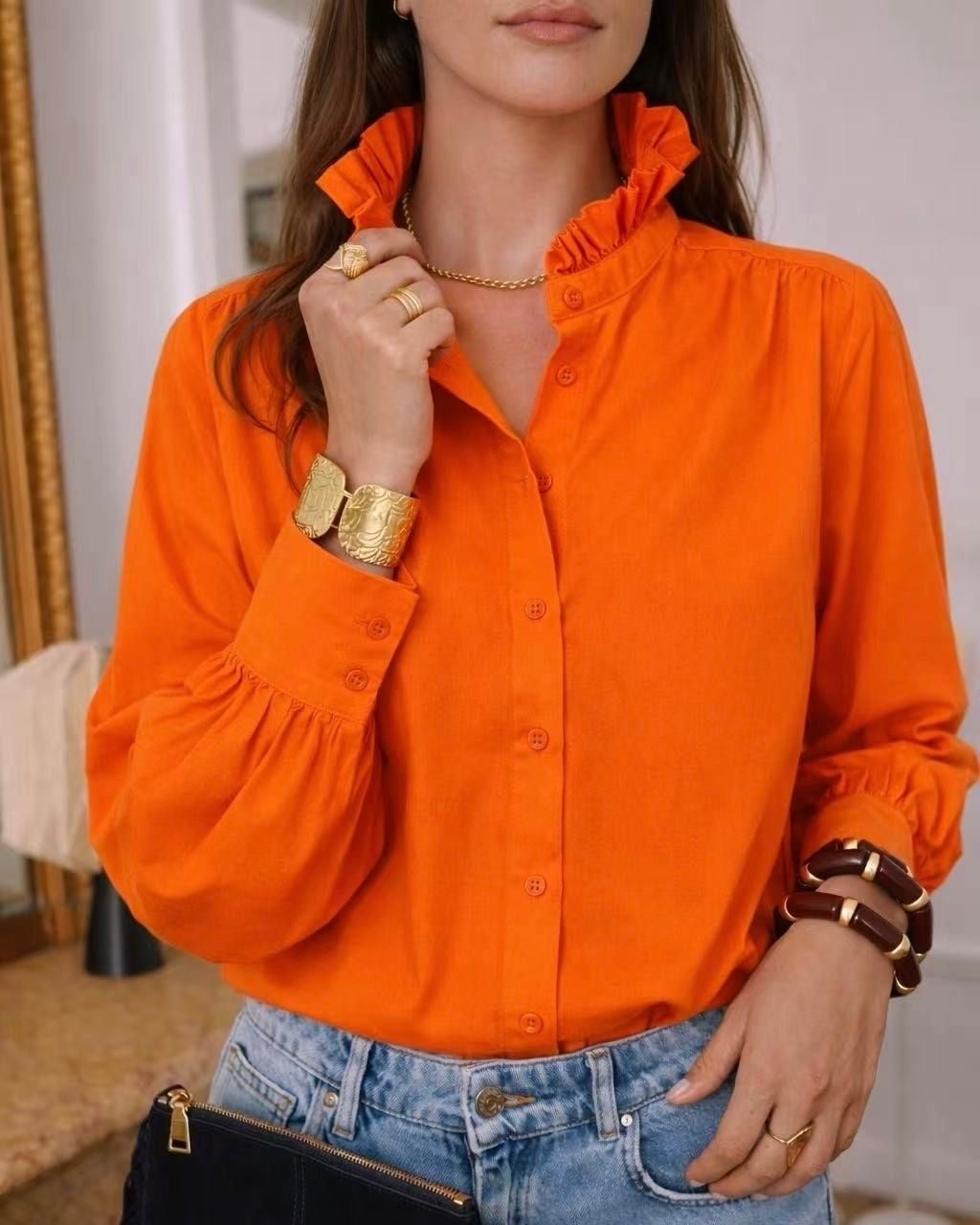 Olwen Blouse - Orange
