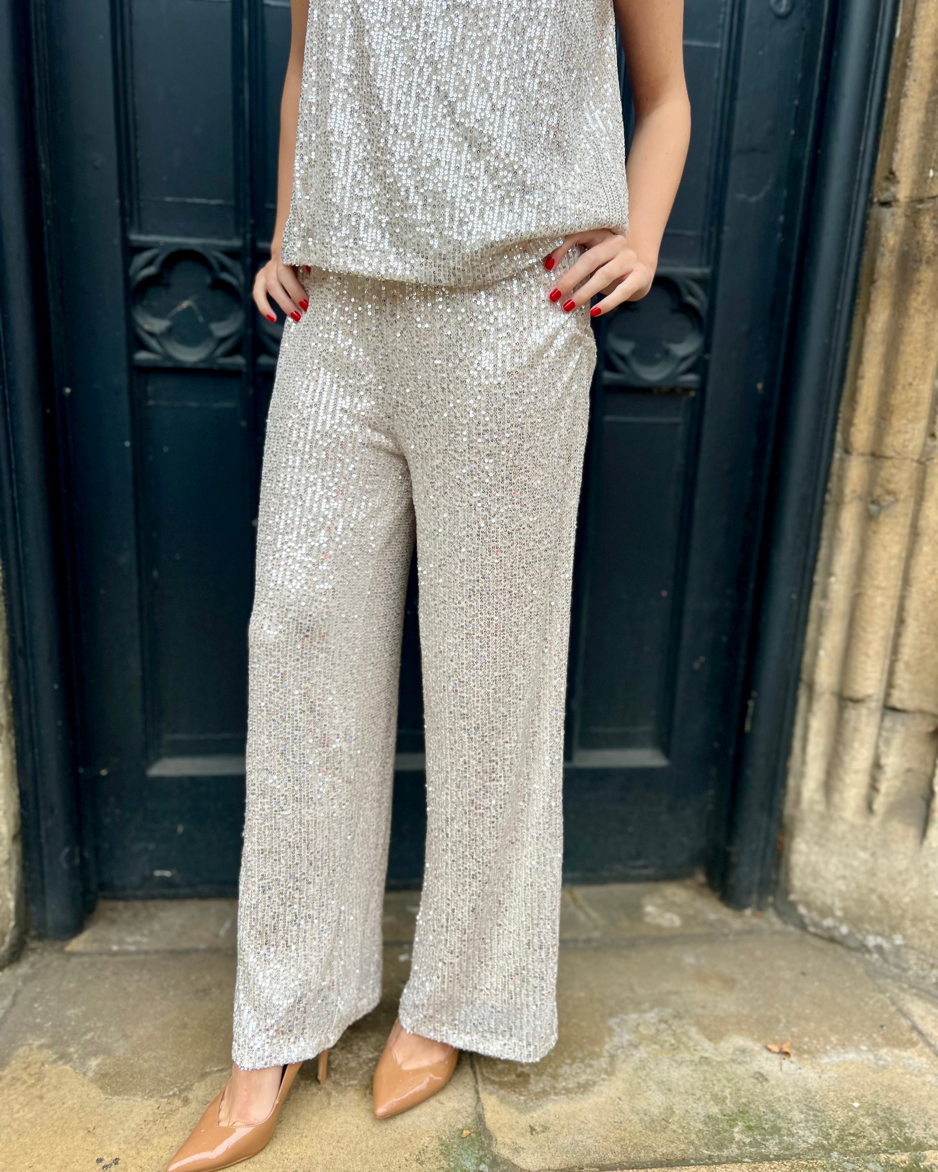 Mara Sequin Trousers