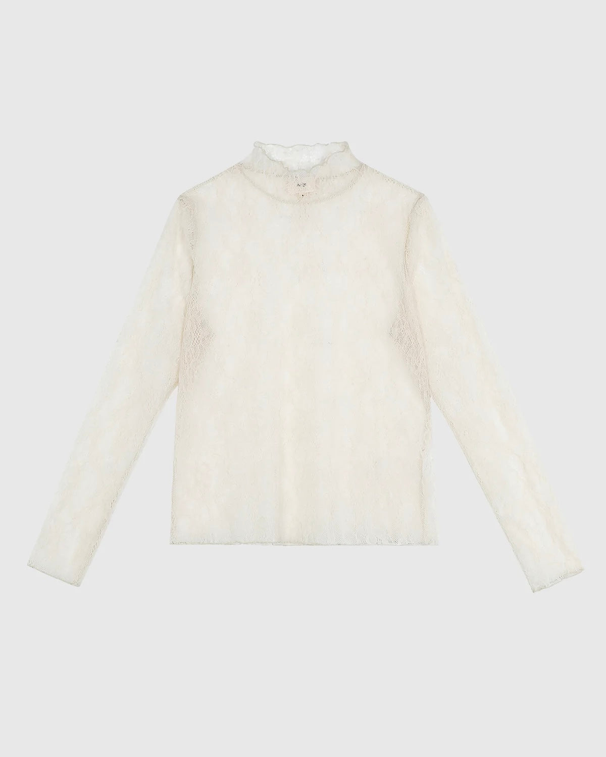 Alibely Lace Top - Blanc