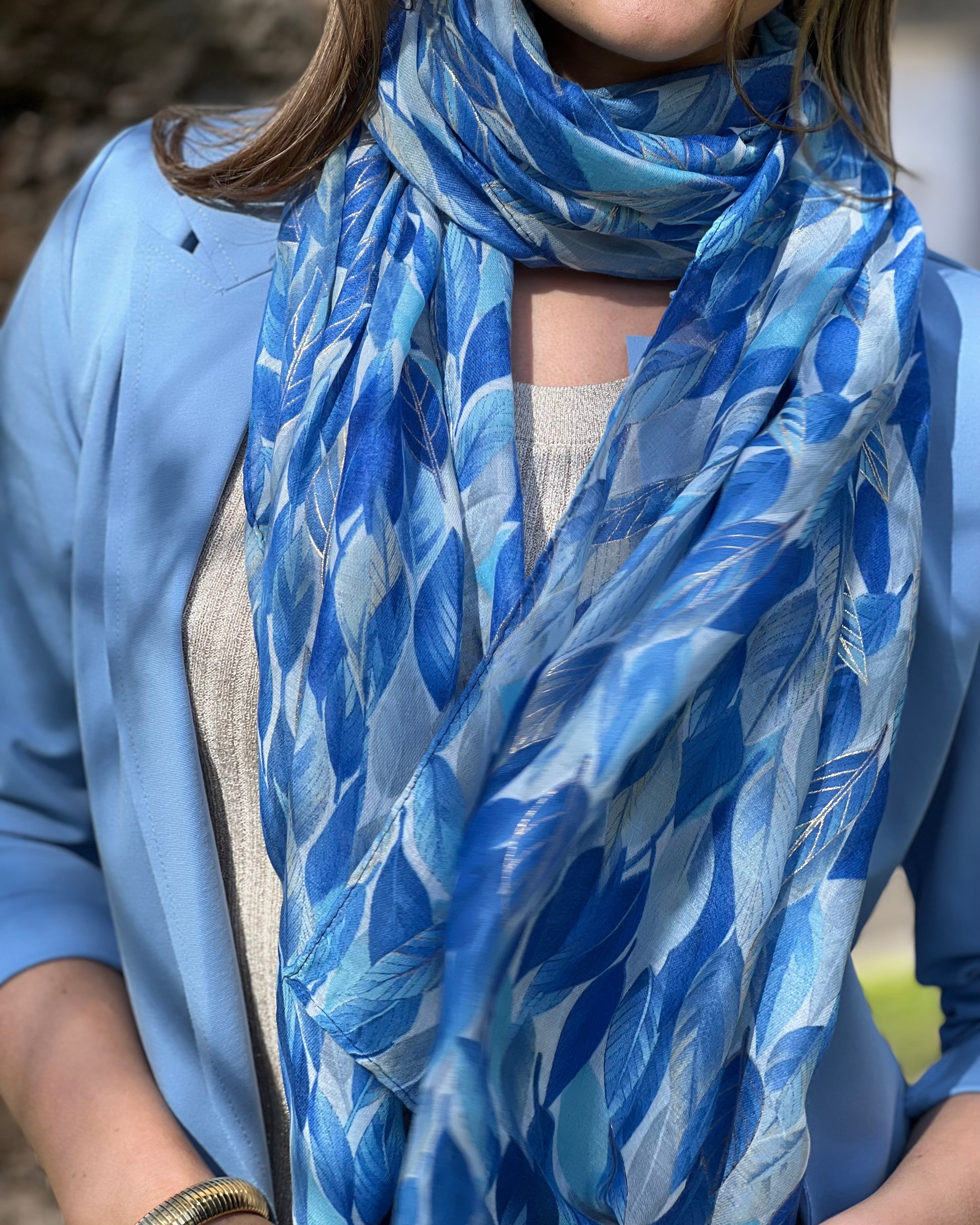 Celine Scarf - Blue