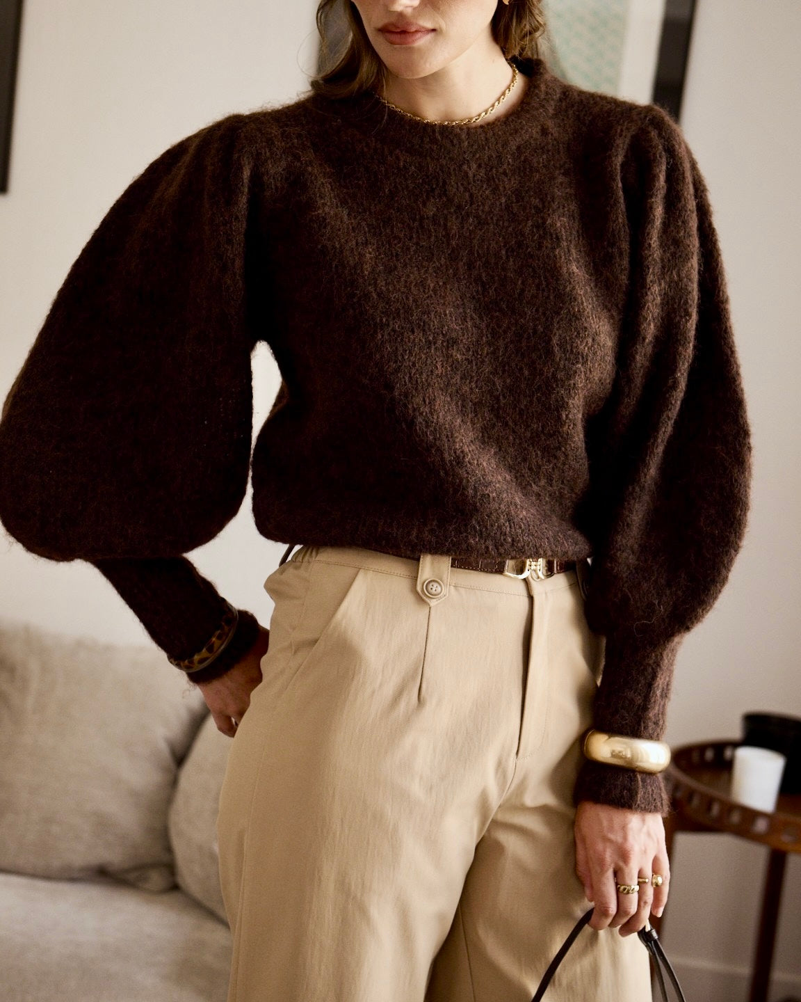 Zellie Knit - Chocolate