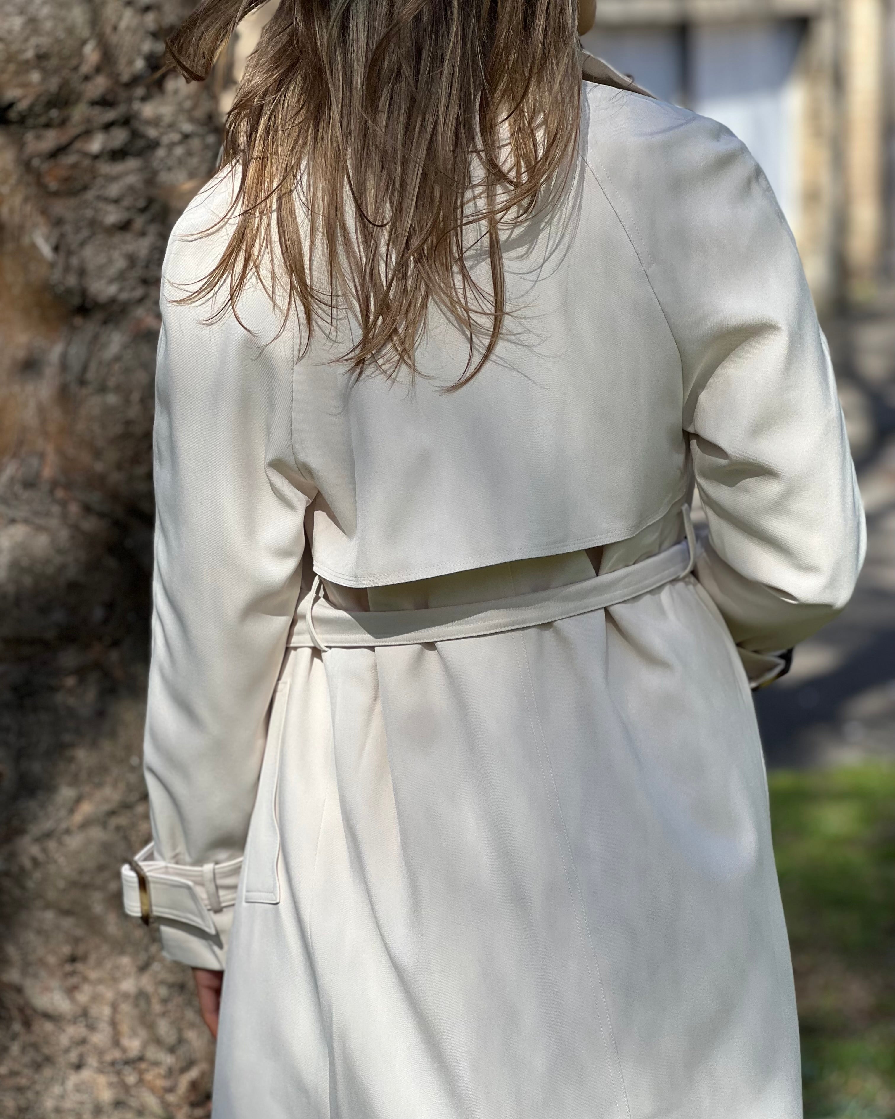 Odette Trench Coat - Winter Cream
