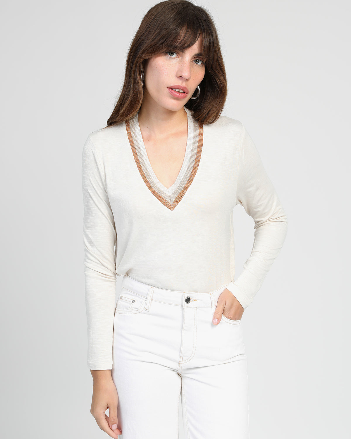 Tongali Top - Cream