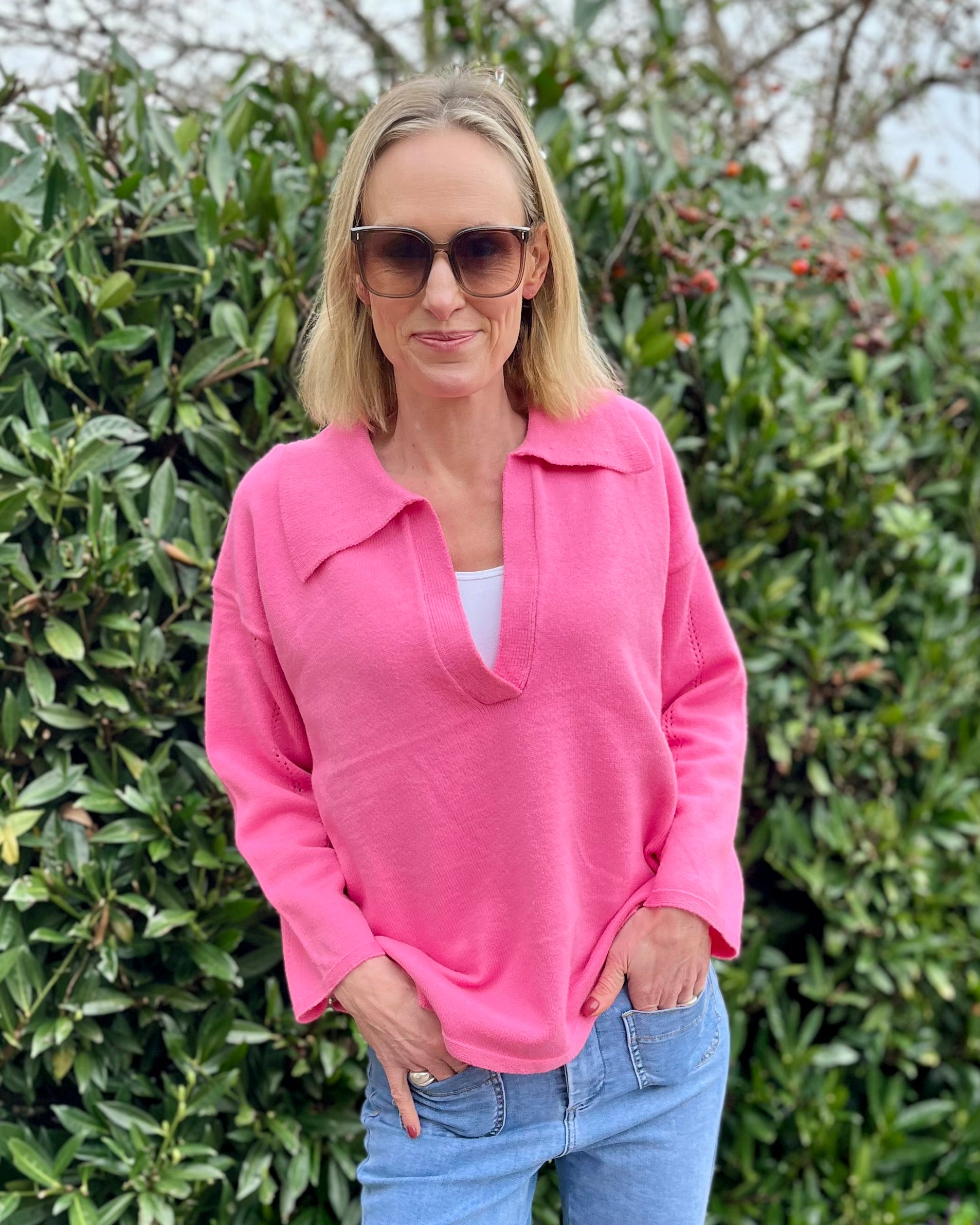 Posie Jumper - Pink