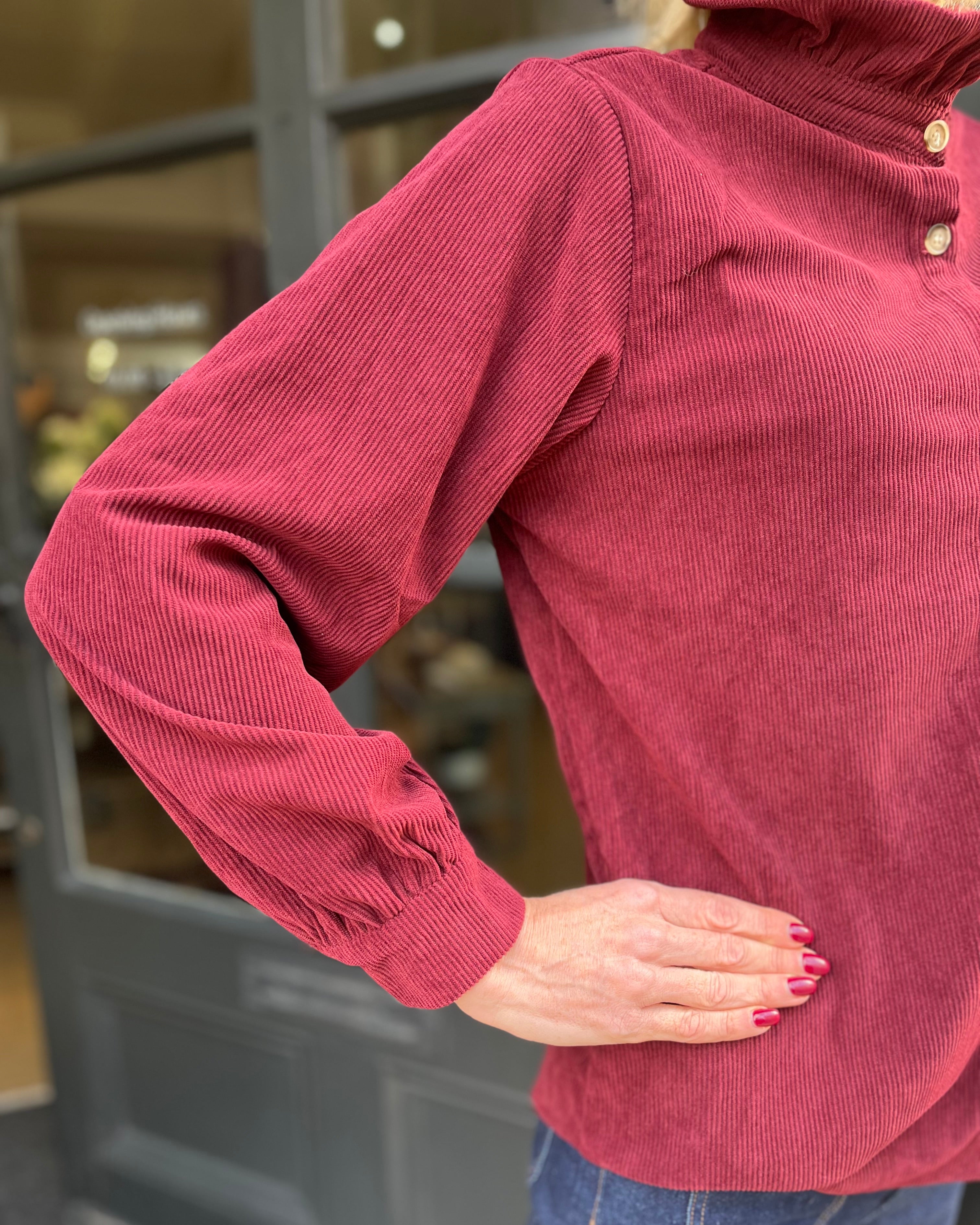 Cordelia Corduroy Blouse