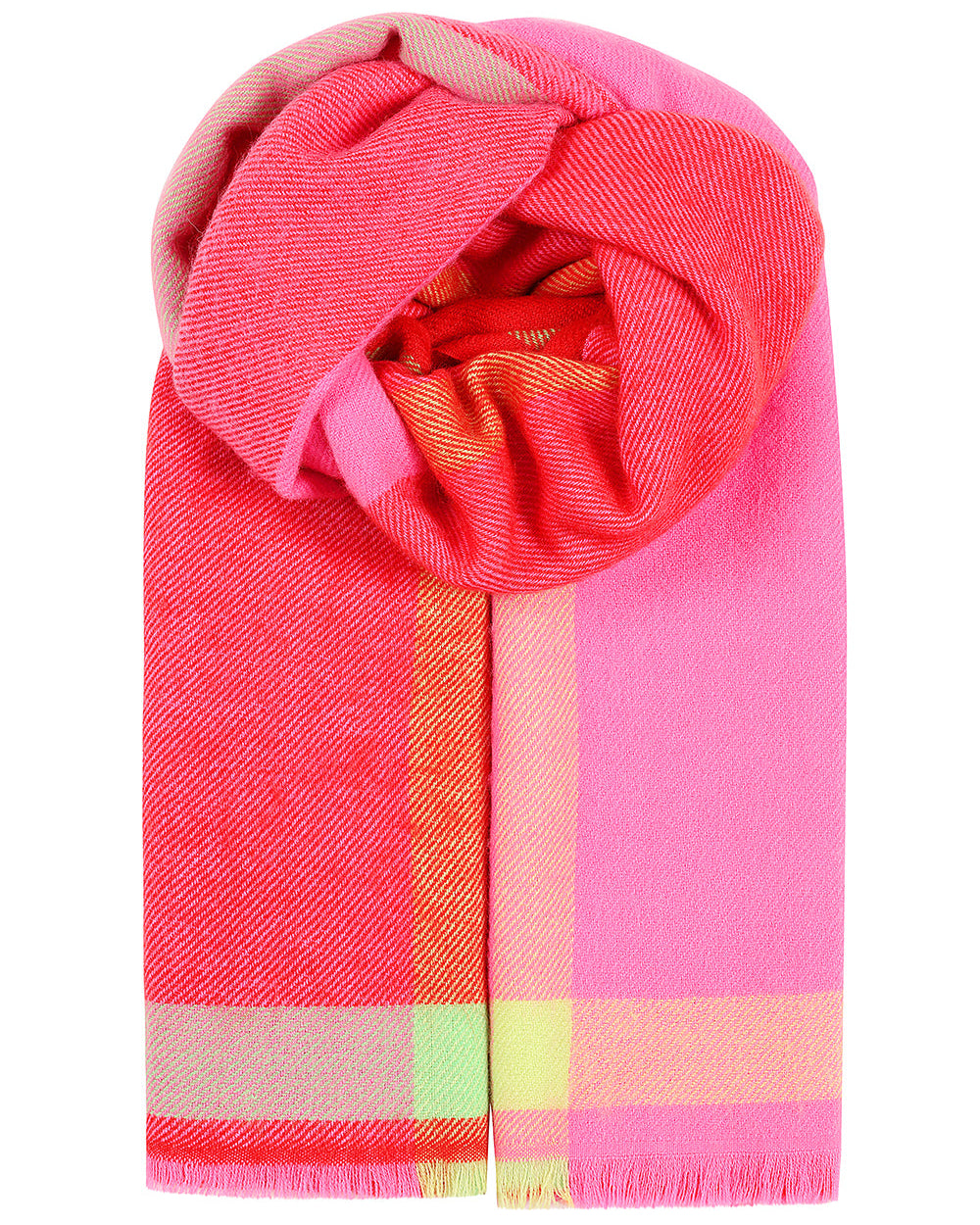 Ombre Scarf - Red & Pink