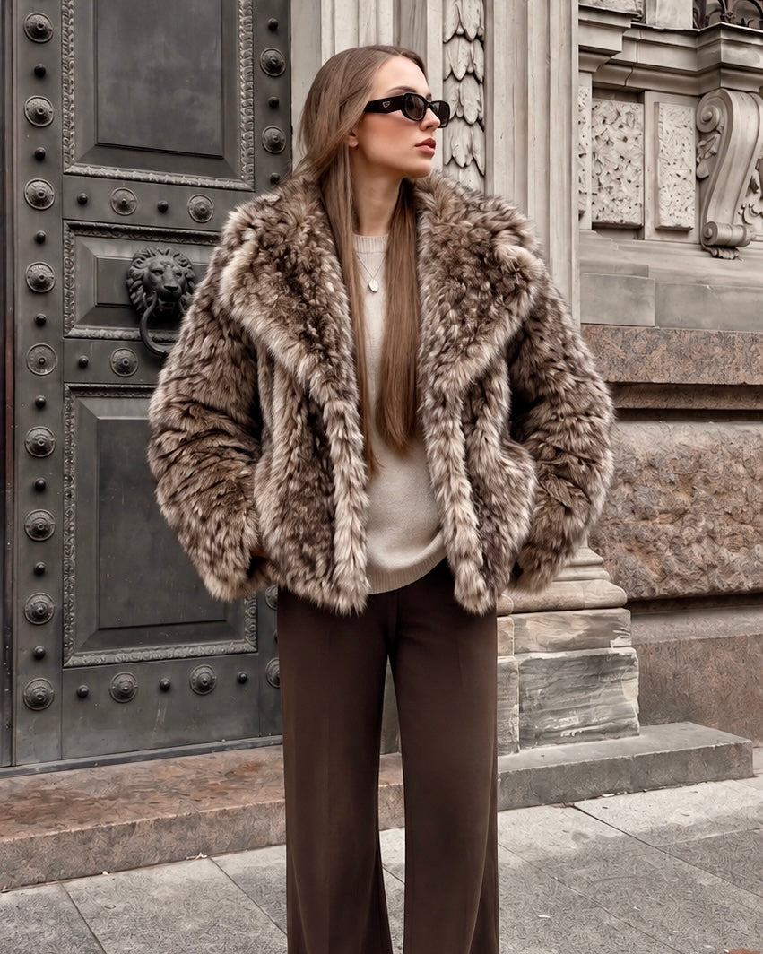 Bambi Faux Fur Coat - Coco