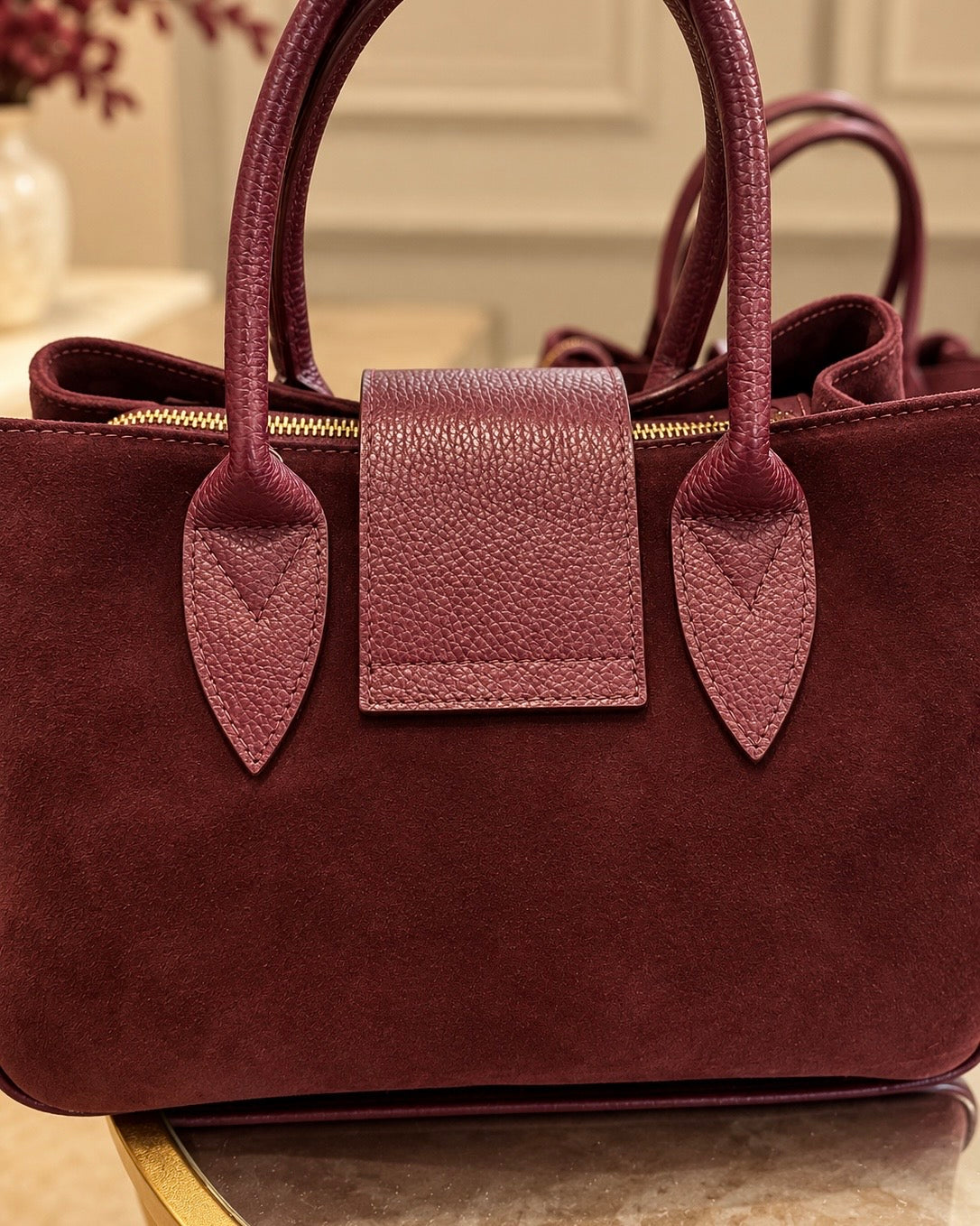 Arezzo Bag - Burgundy