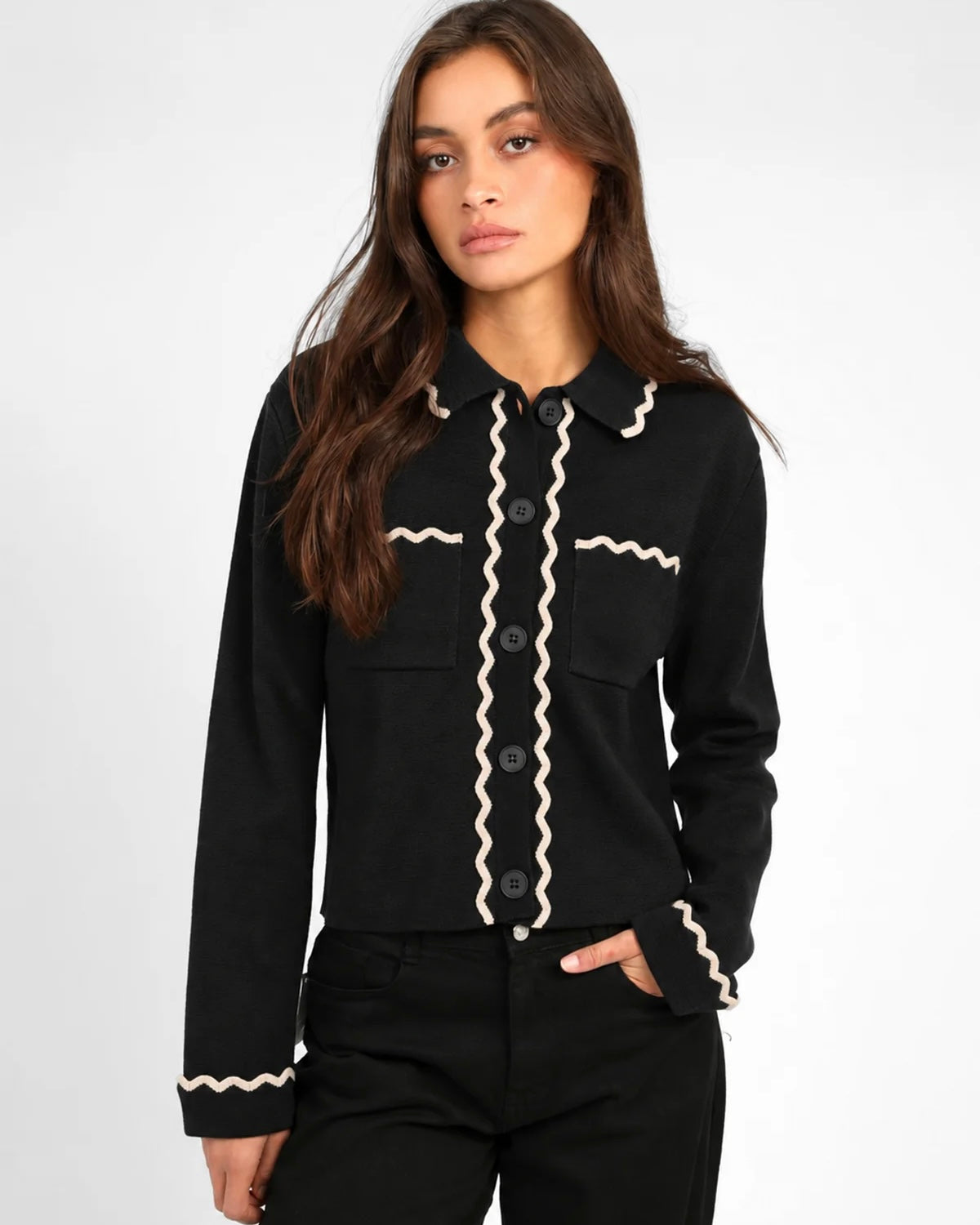 Valiano Cardigan - Noir