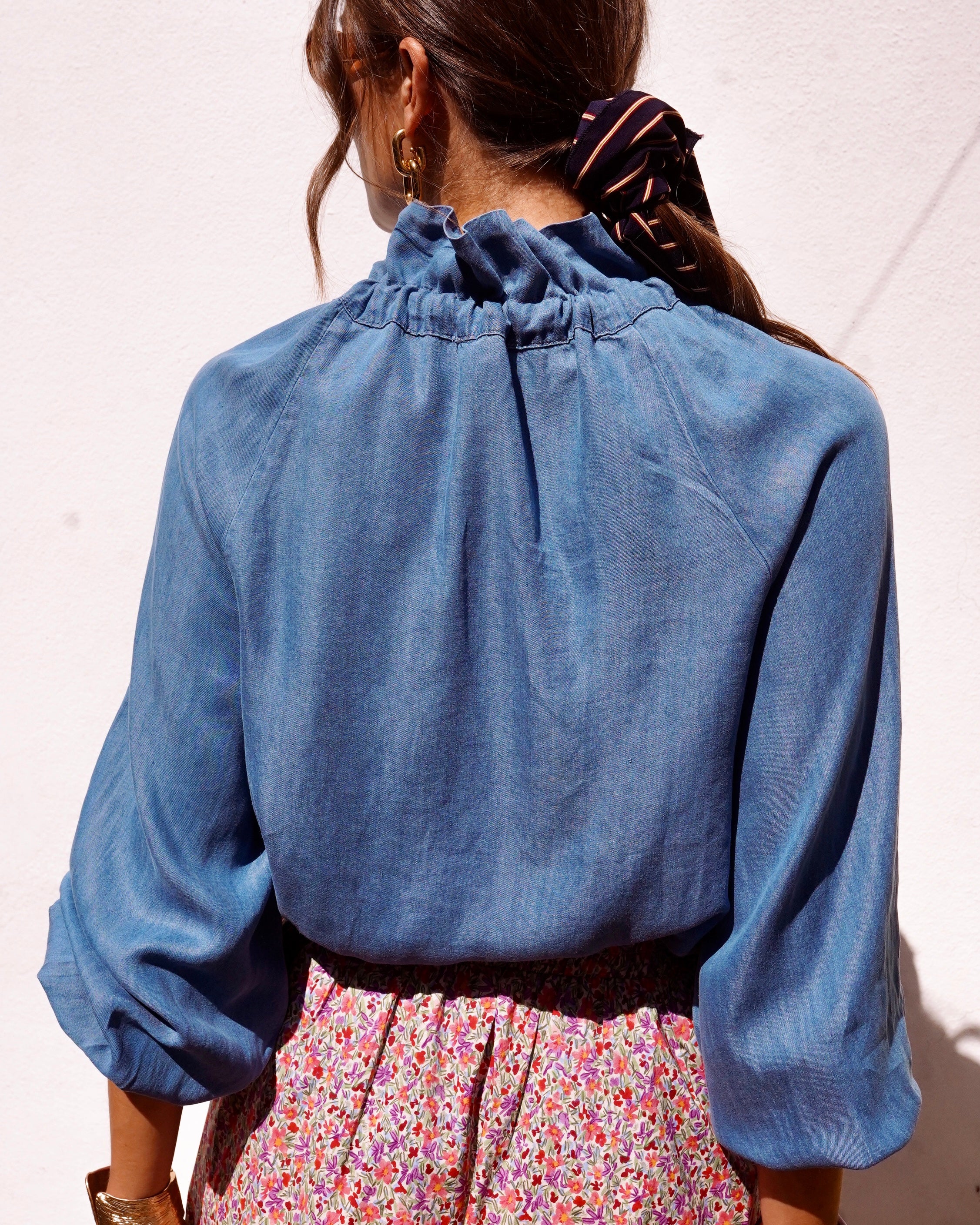 Yasmin Bow Blouse