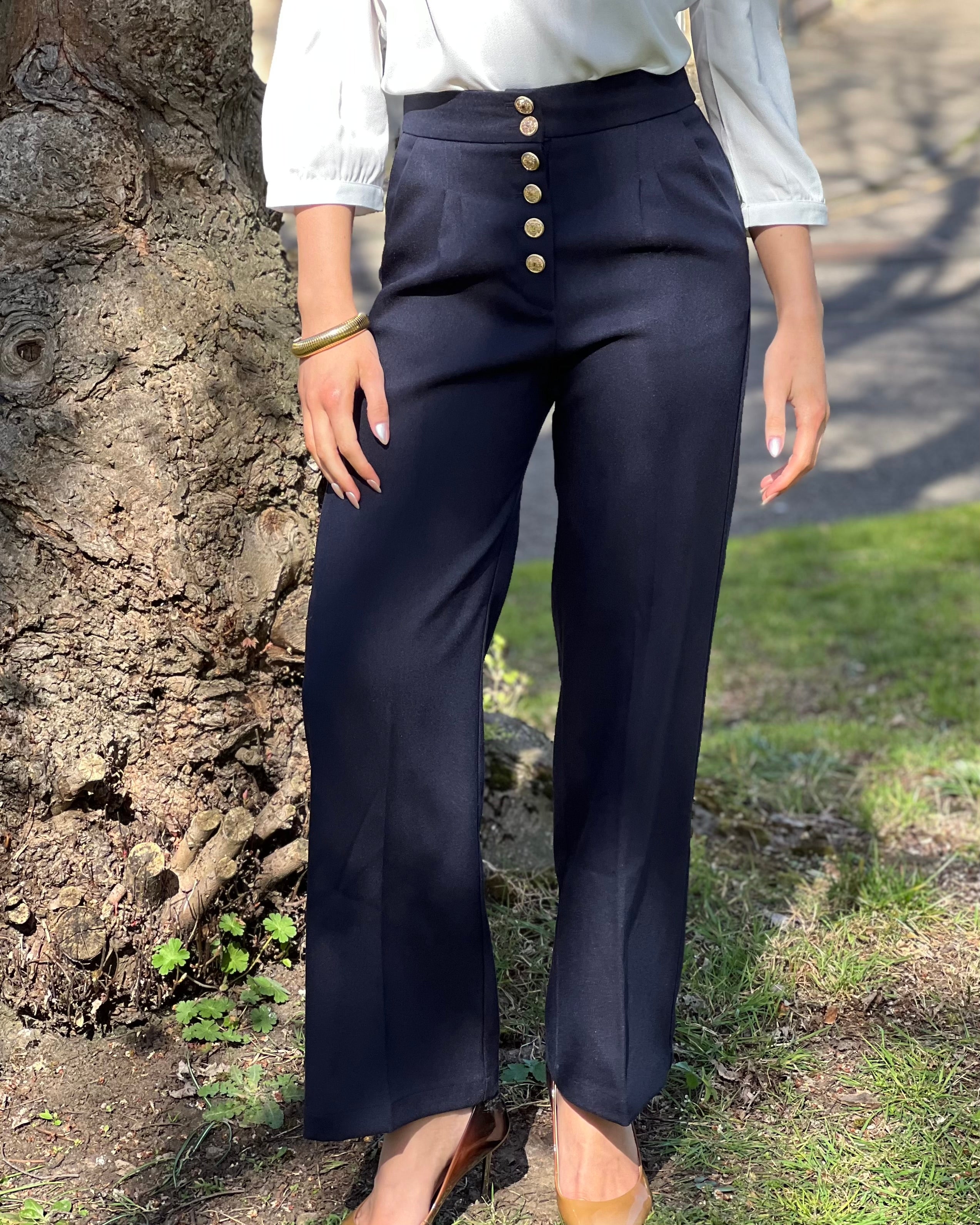 Marie Button Trousers