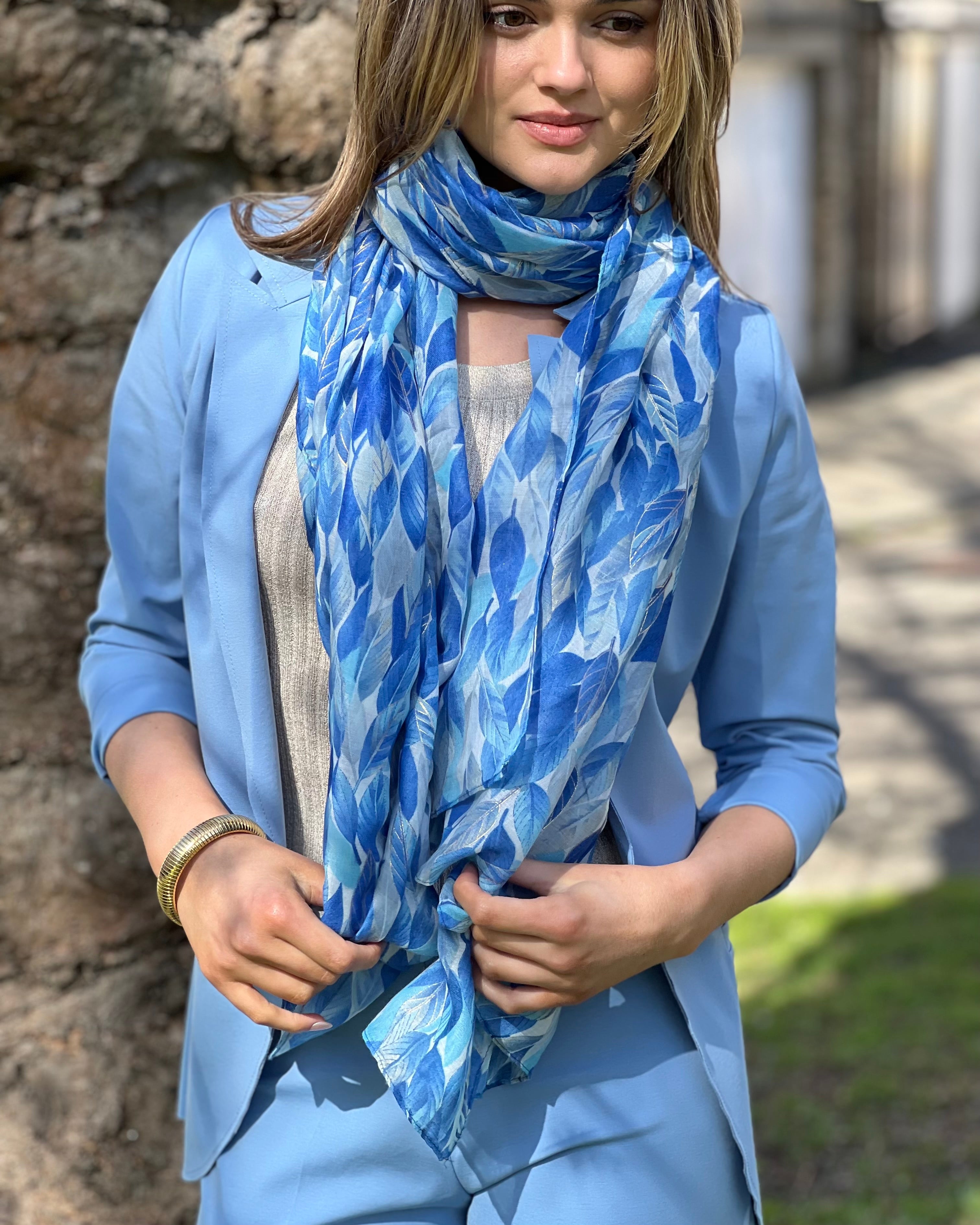 Celine Scarf - Blue