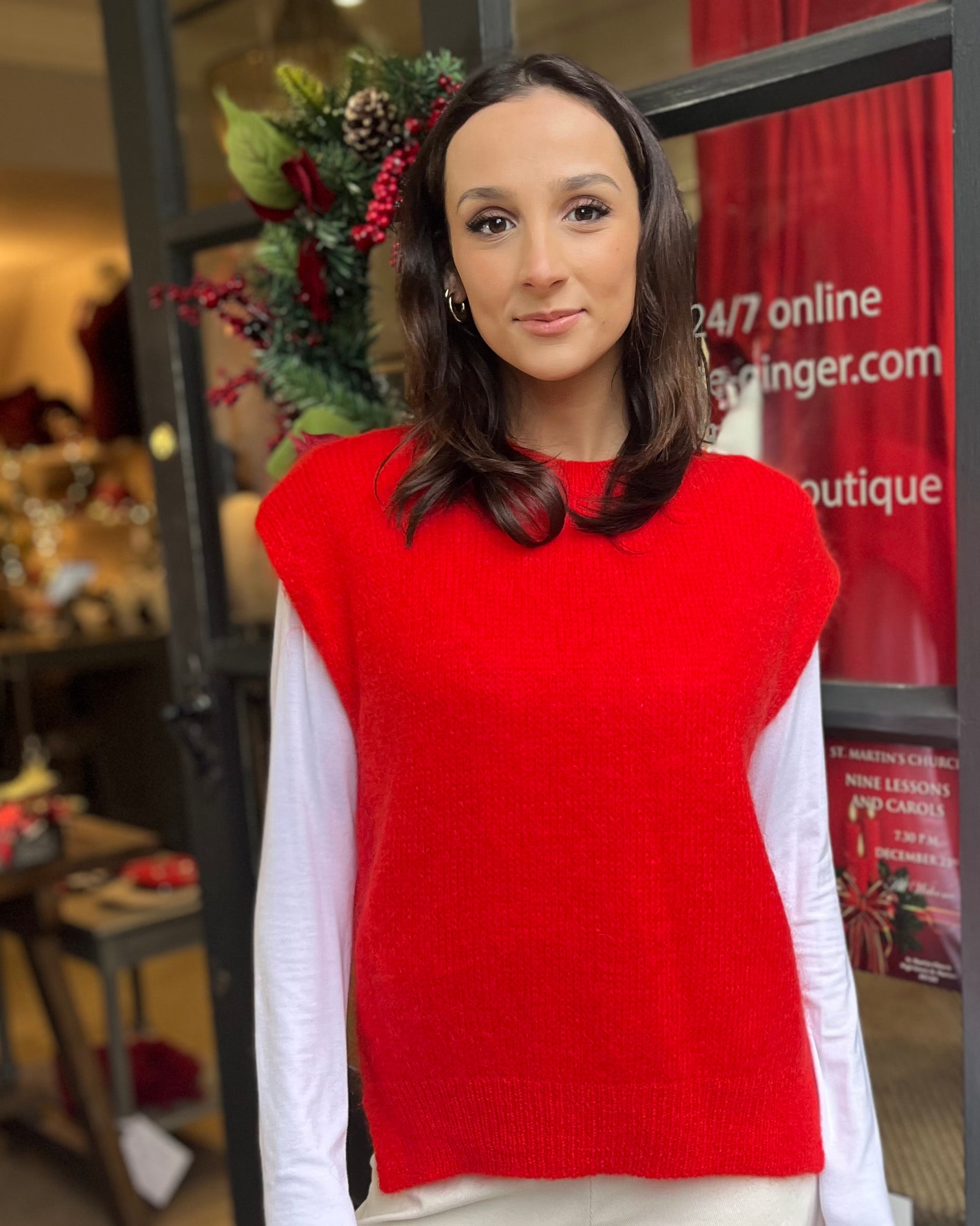 Milly Tank Top - Red