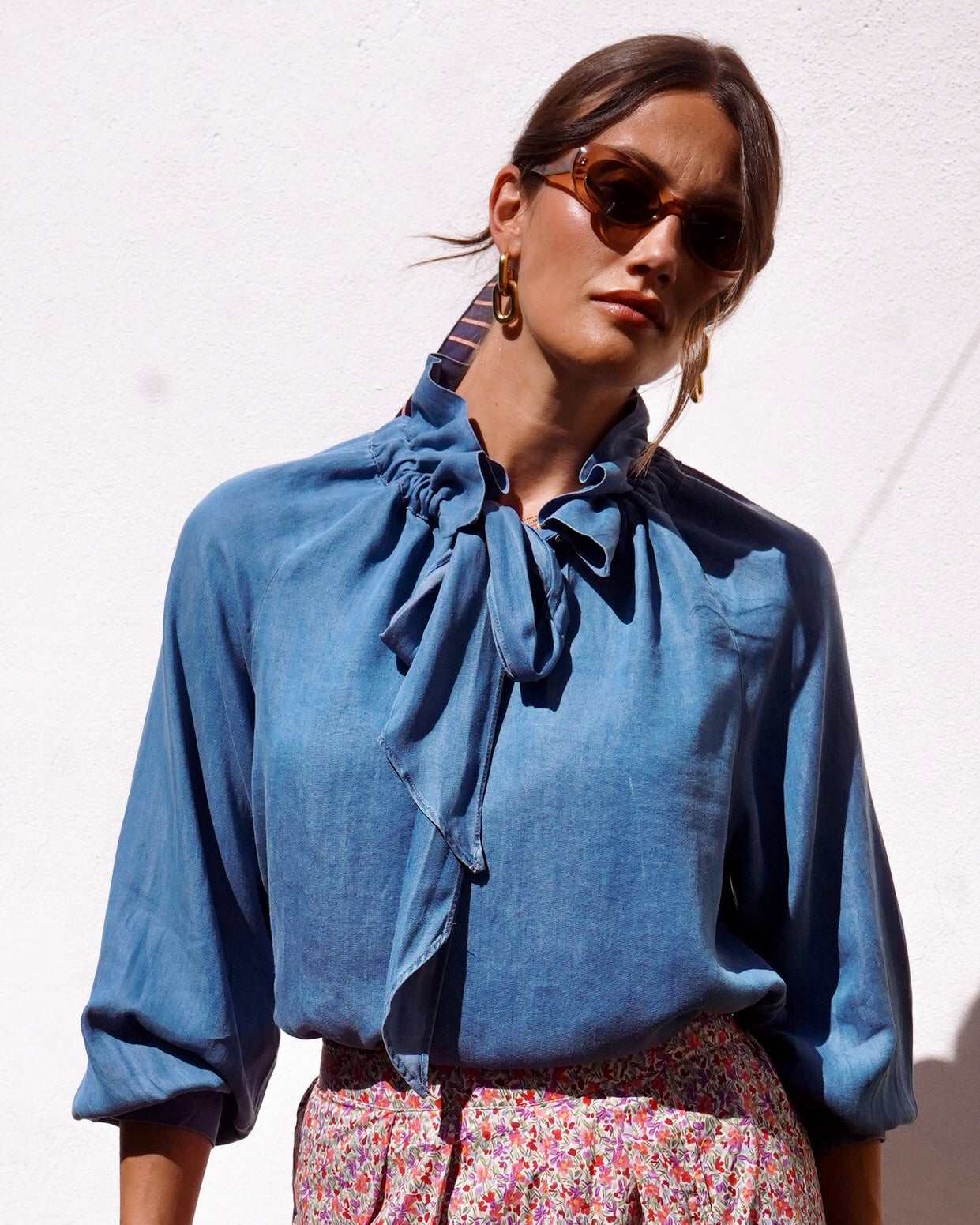 Yasmin Bow Blouse