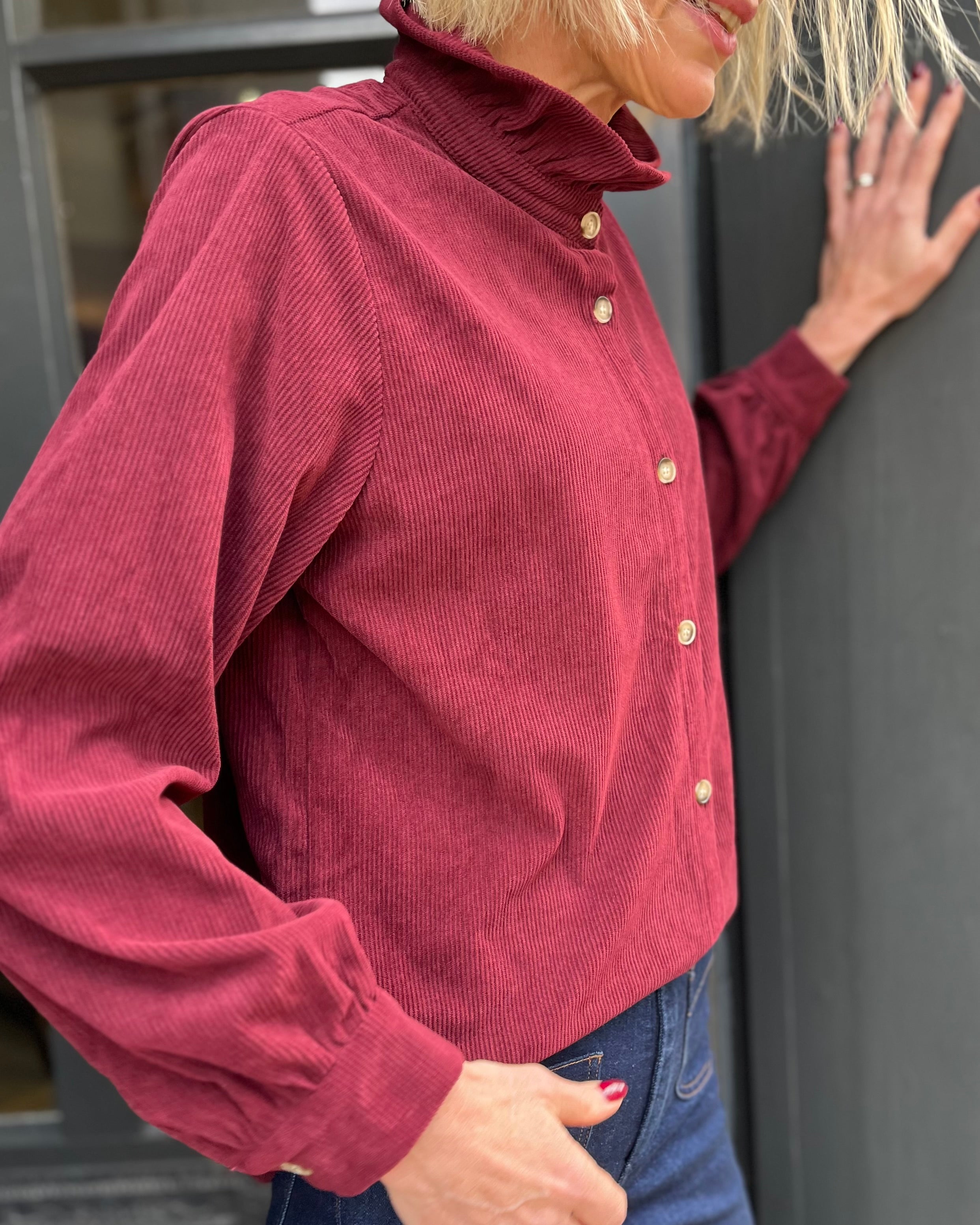 Cordelia Corduroy Blouse