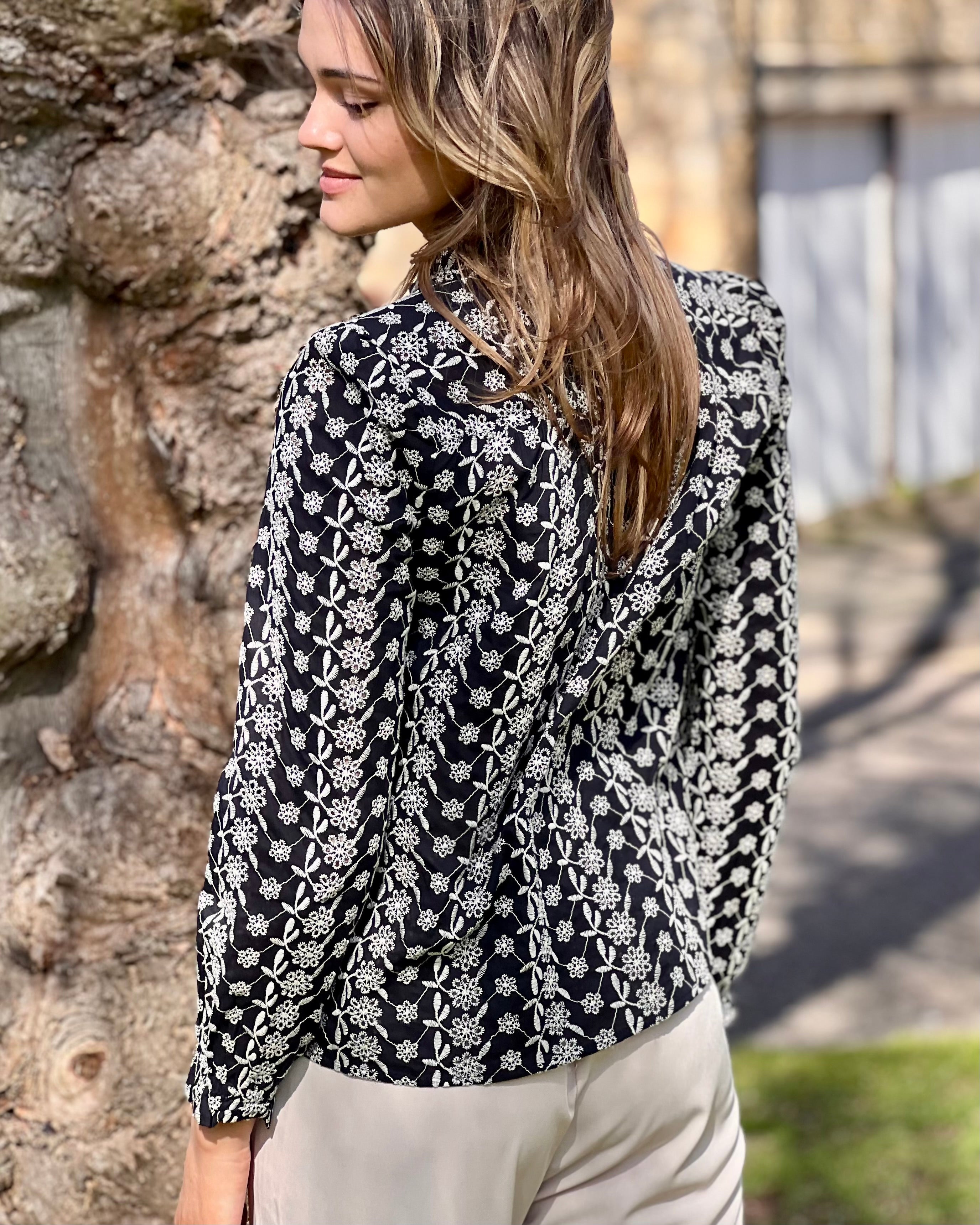 Liana Blouse - Navy