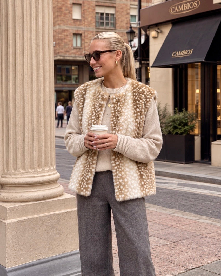 Bambi Gilet - Camel