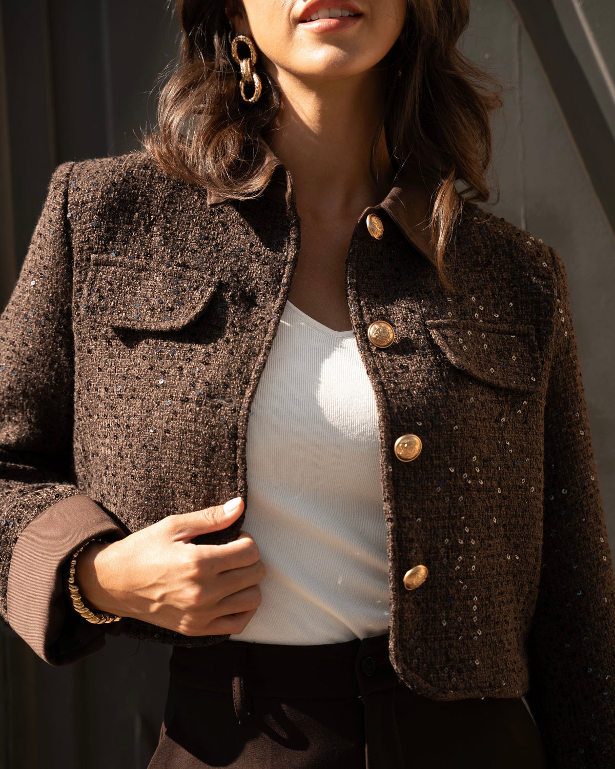 Alexia Jacket - Chocolate