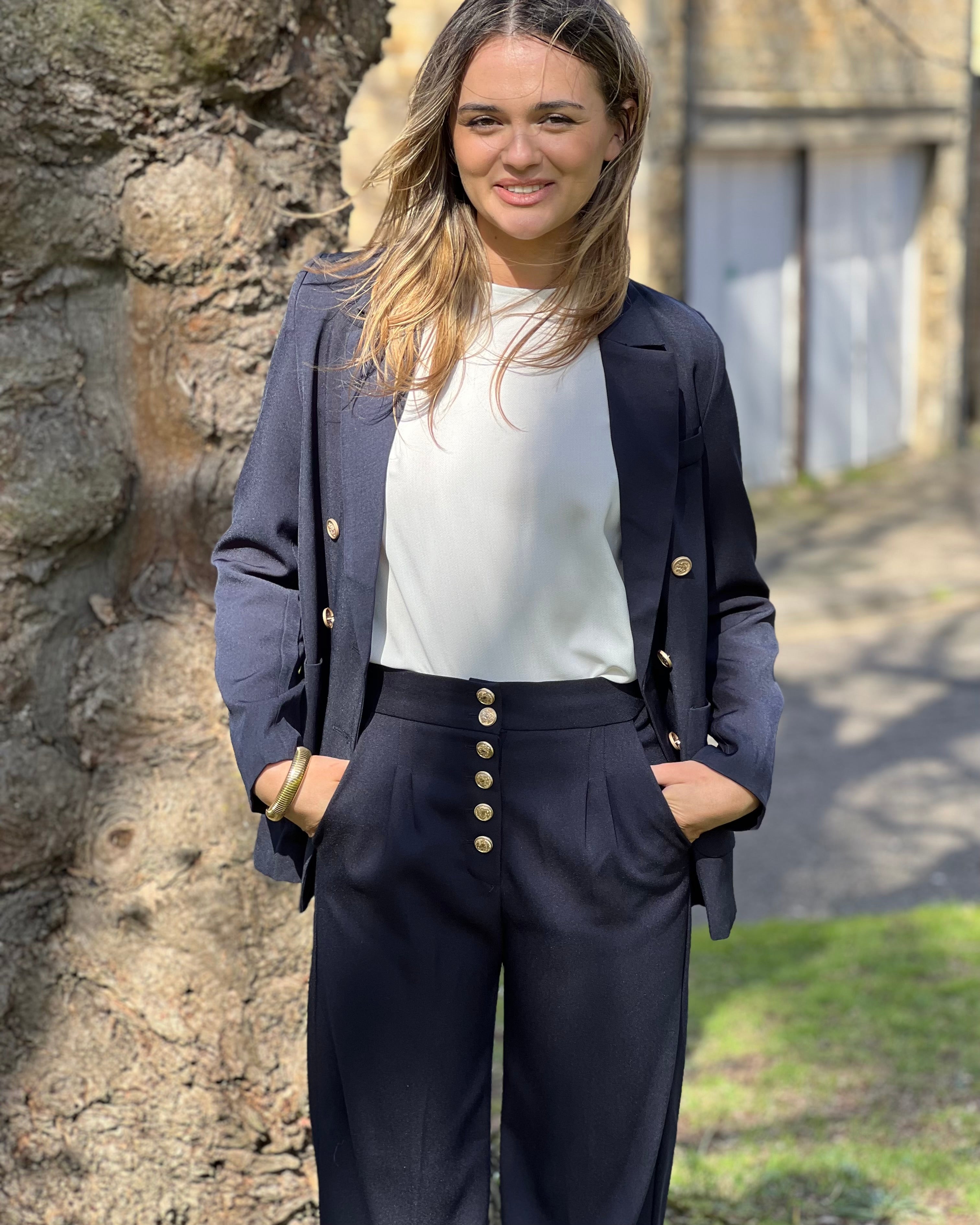Marie Button Trousers
