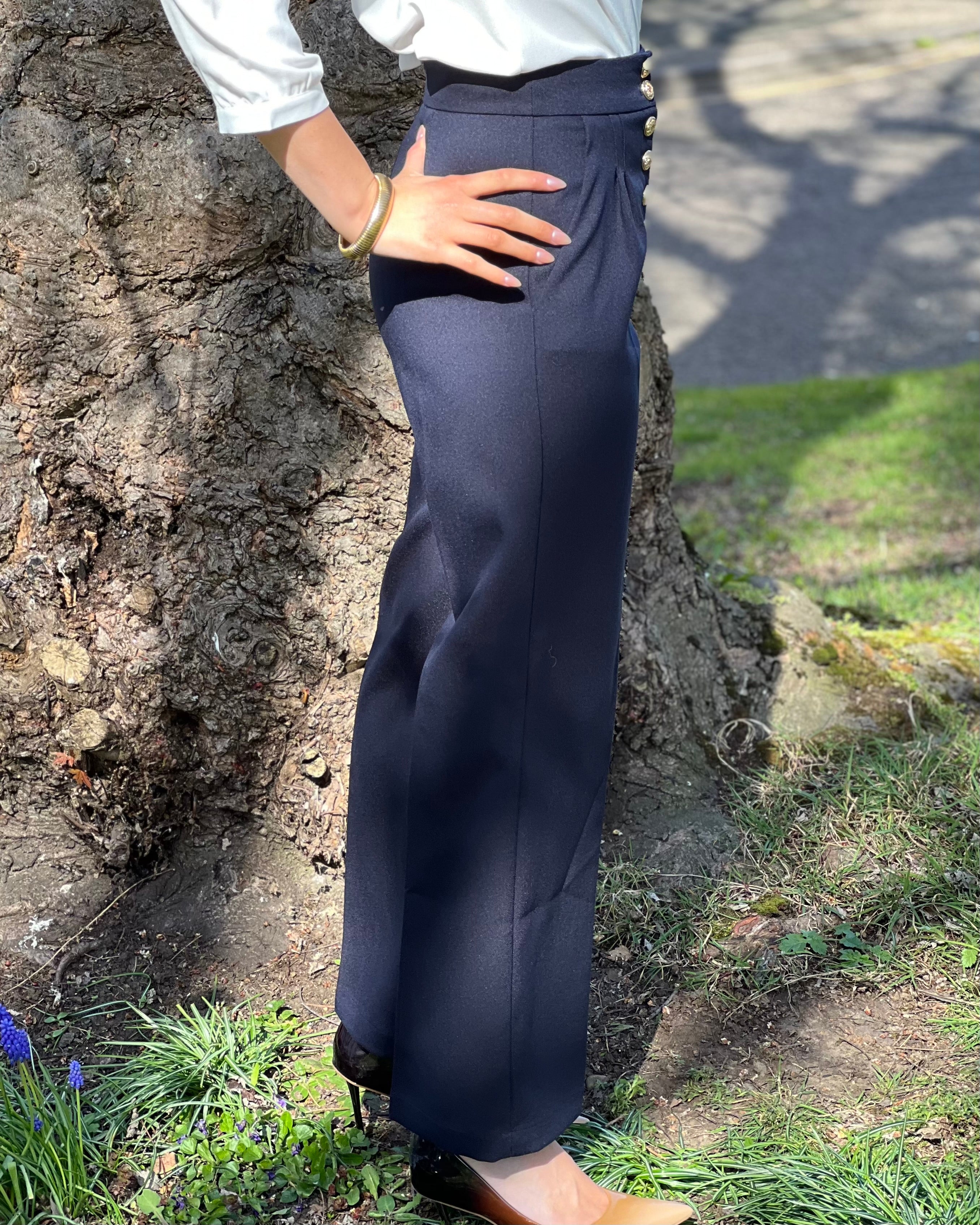 Marie Button Trousers