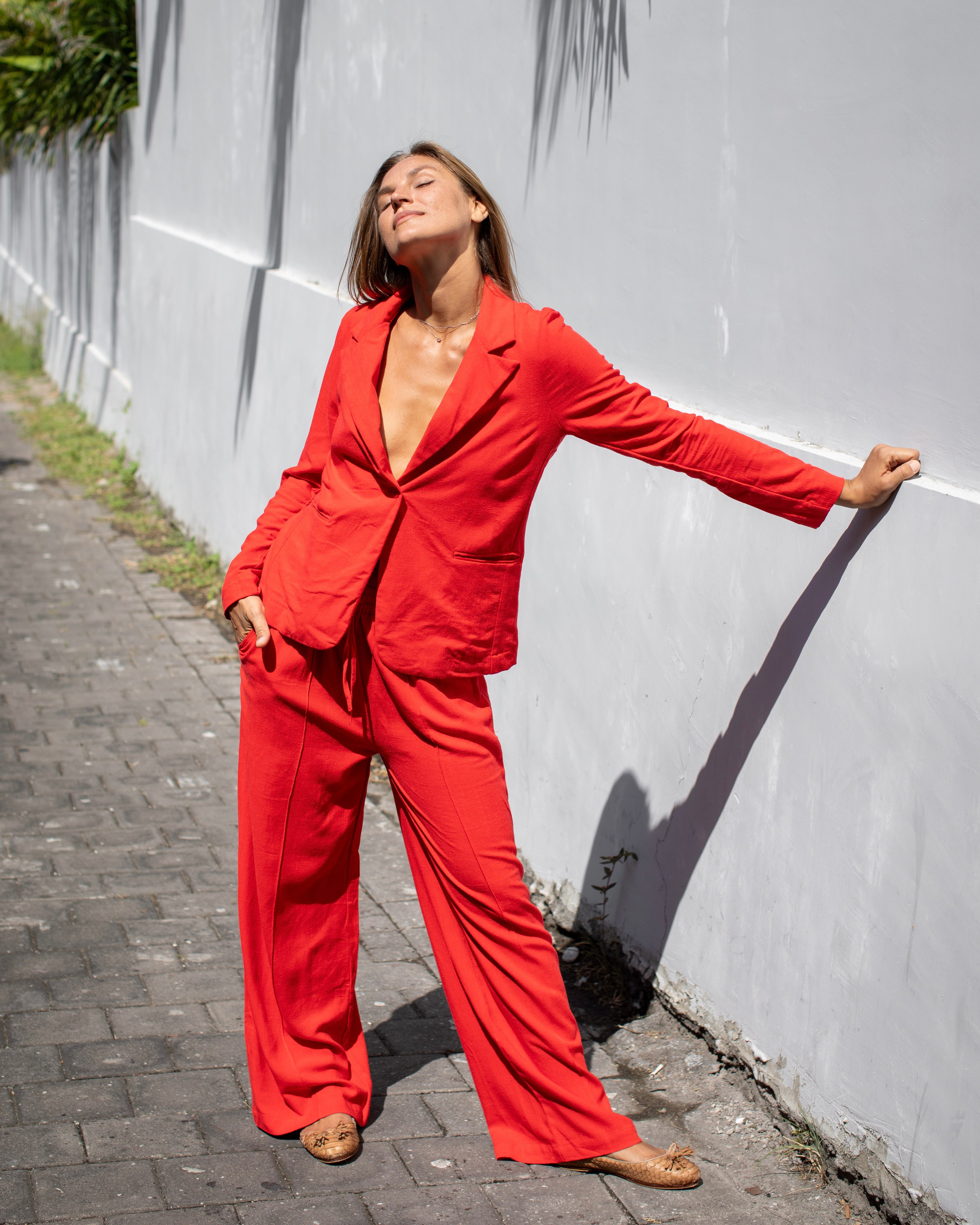 Genevieve Blazer - Red
