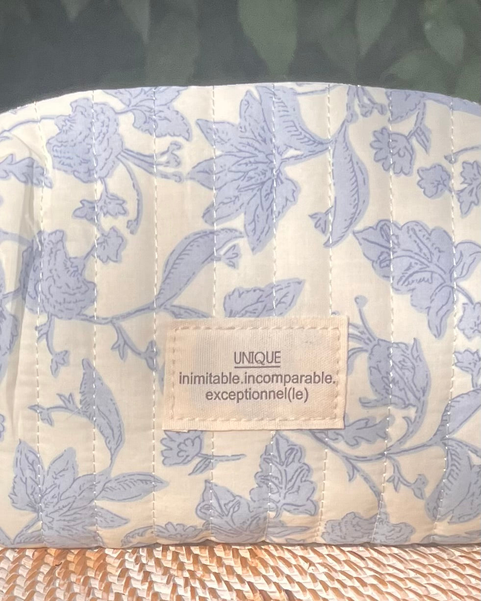 Cosmetic Pouch - Blue Unique