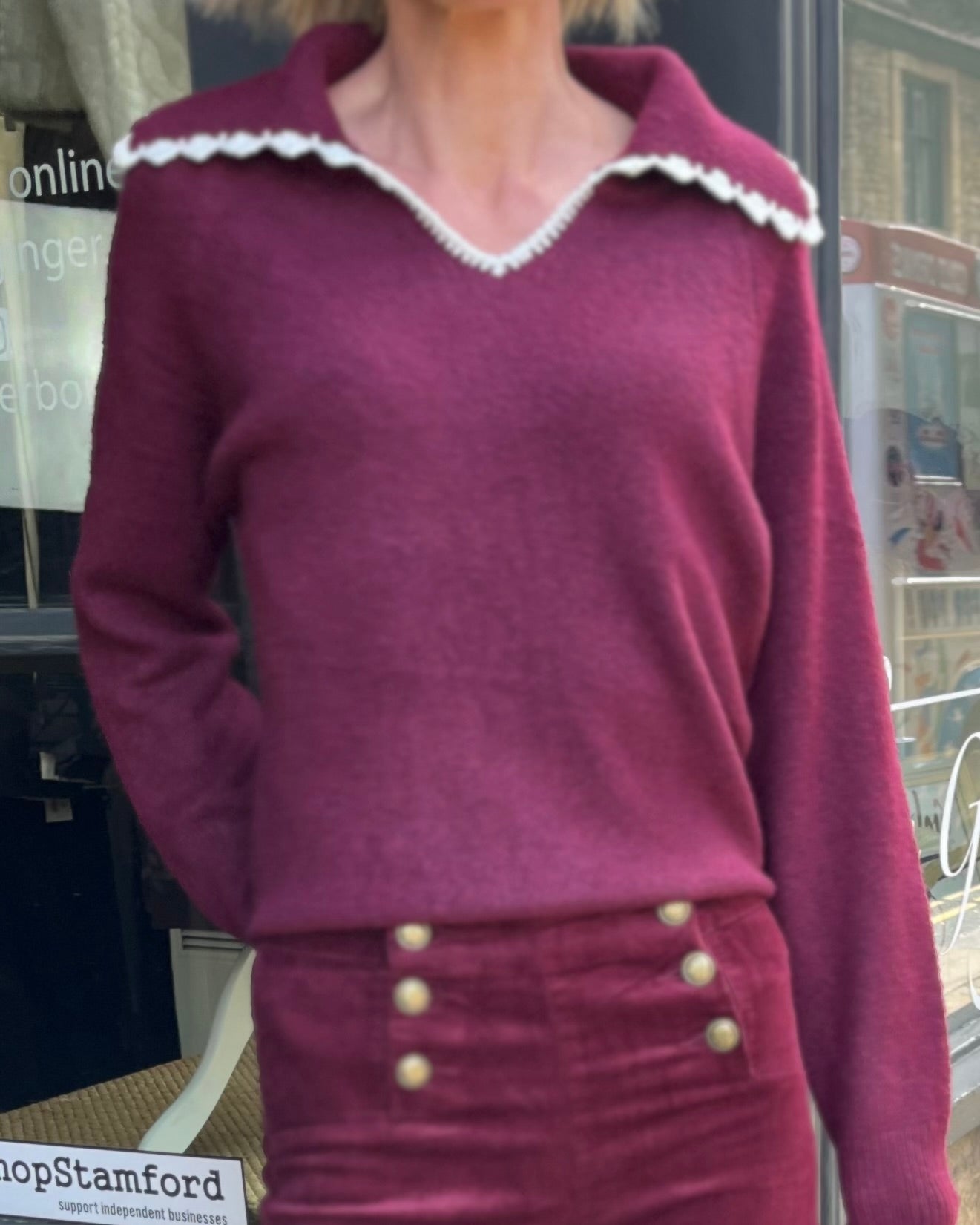 Raye Cords - Burgundy