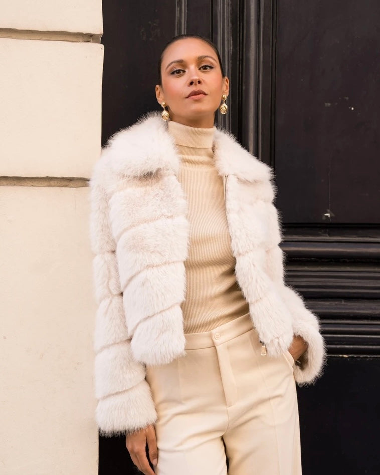 Maribel Faux Fur - Ecru