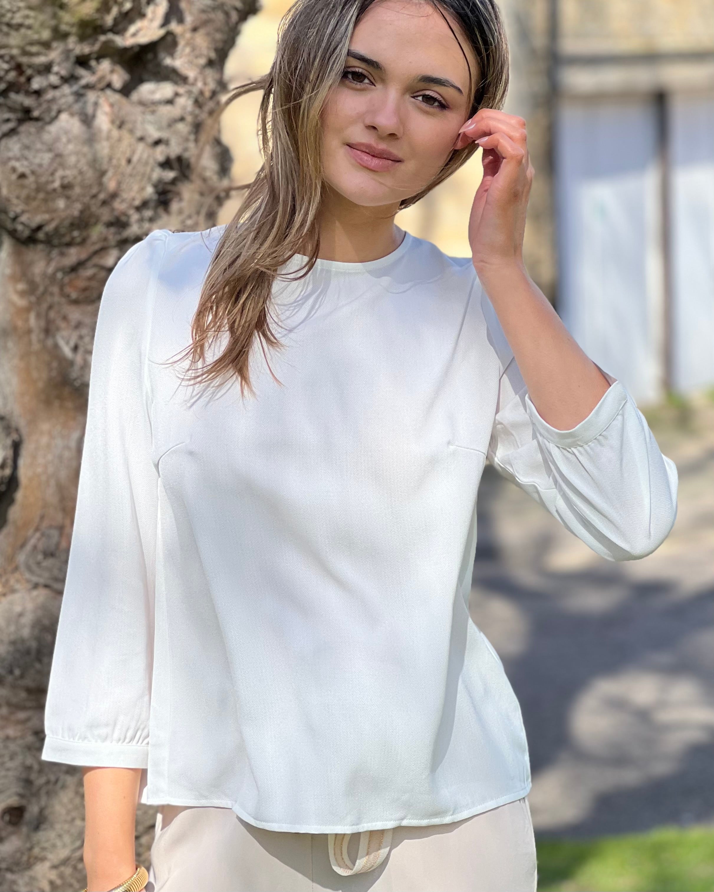 Eloise Top - White