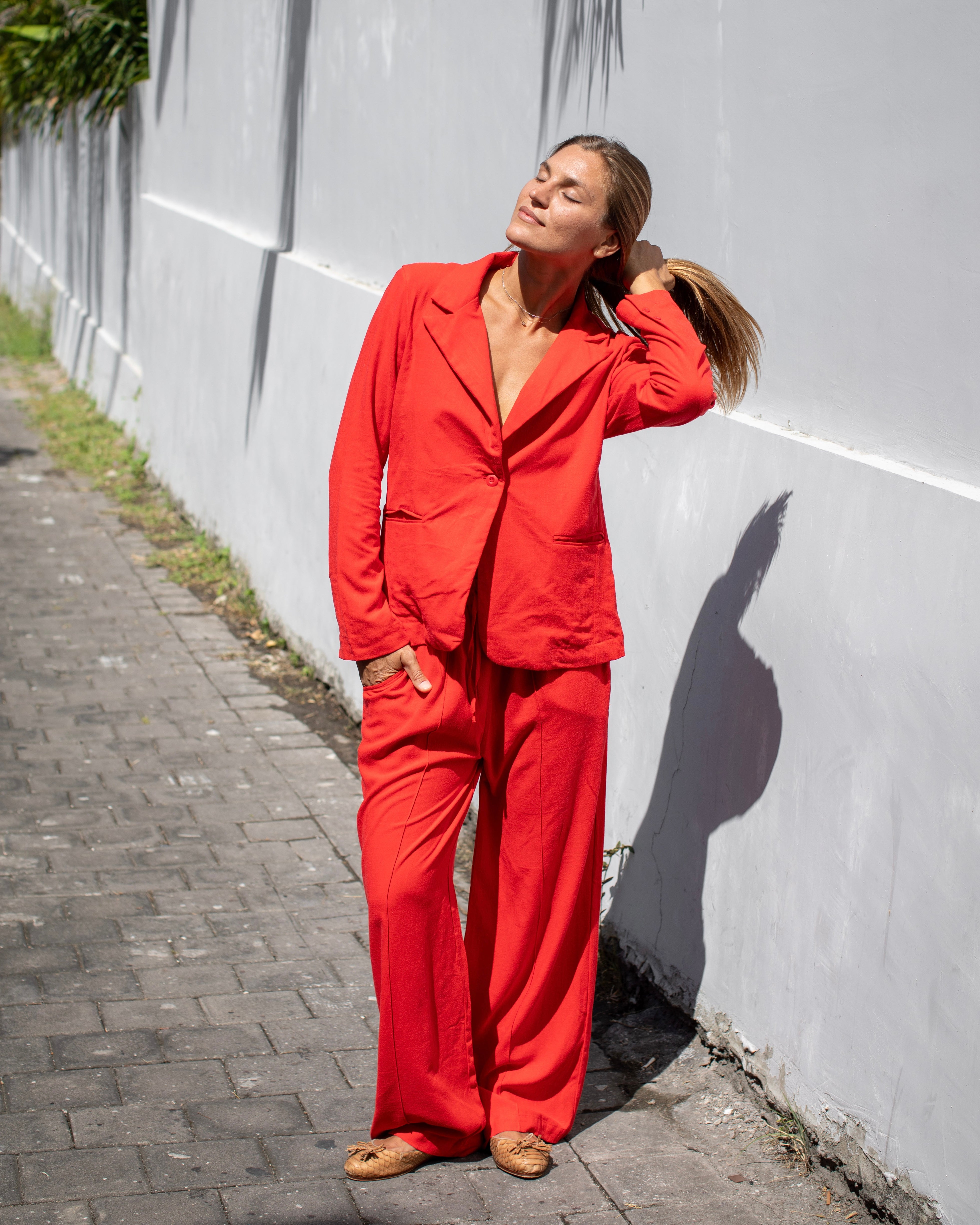 Genevieve Blazer - Red