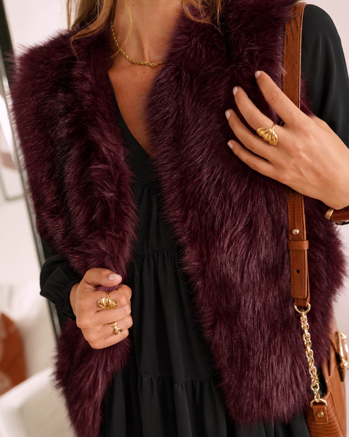 Marlow Gilet - Bordeaux