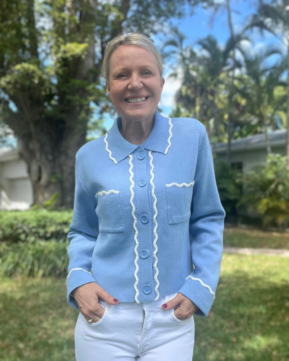 Valiano Cardigan - Light Blue