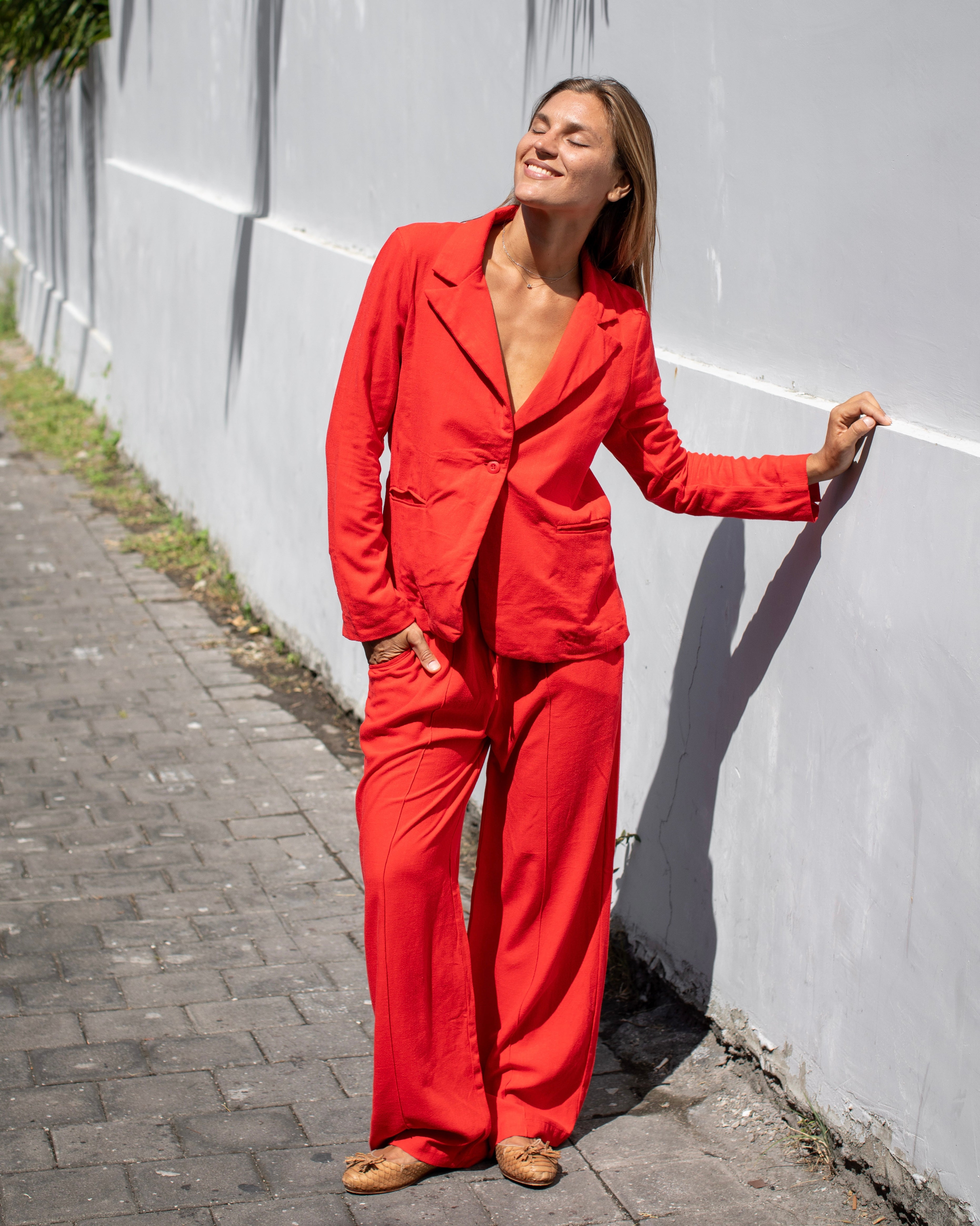 Genevieve Blazer - Red