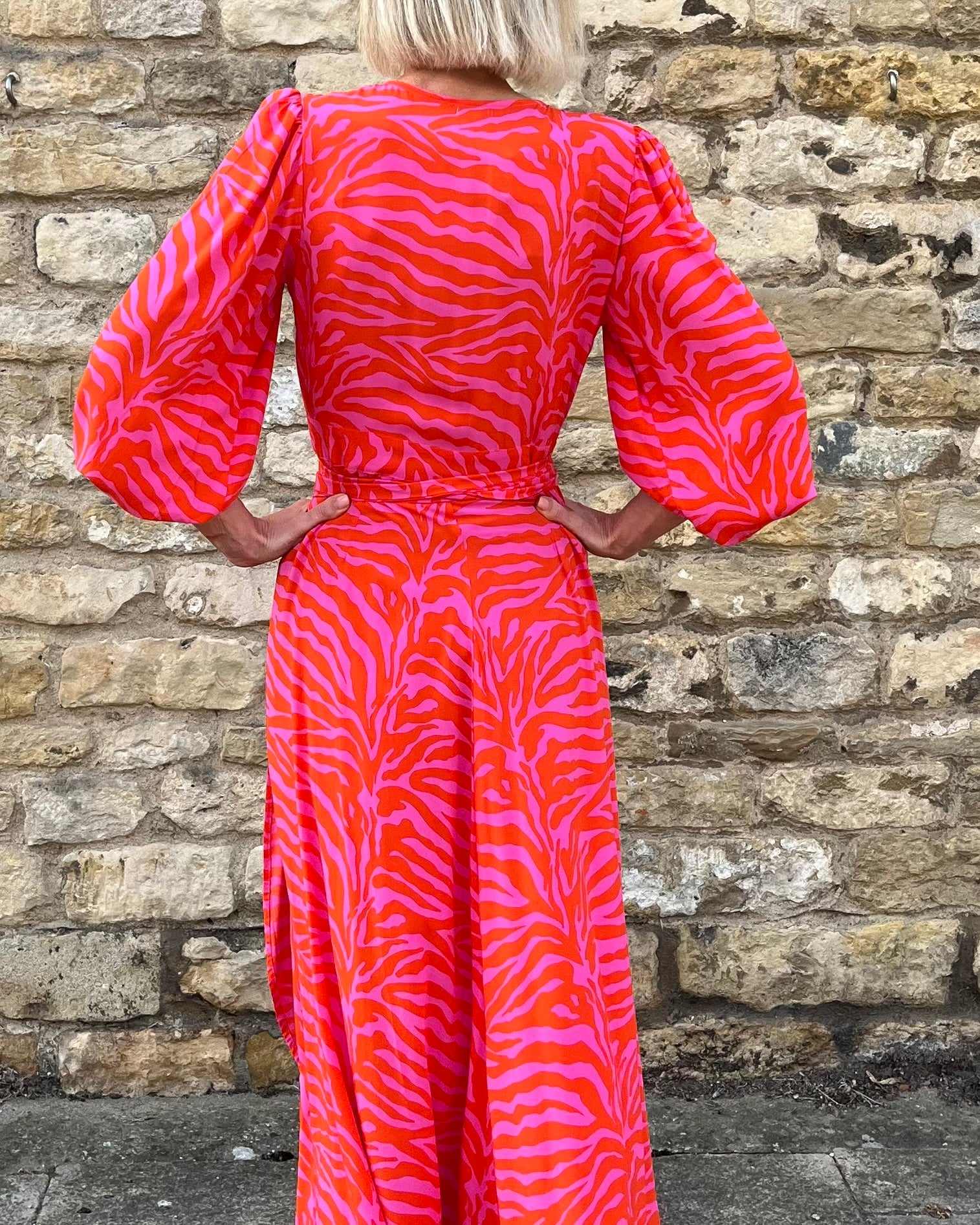 Beatrice - Pink Orange Zebra
