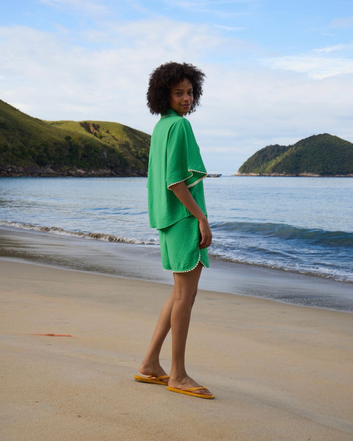 Leni Shorts - Green