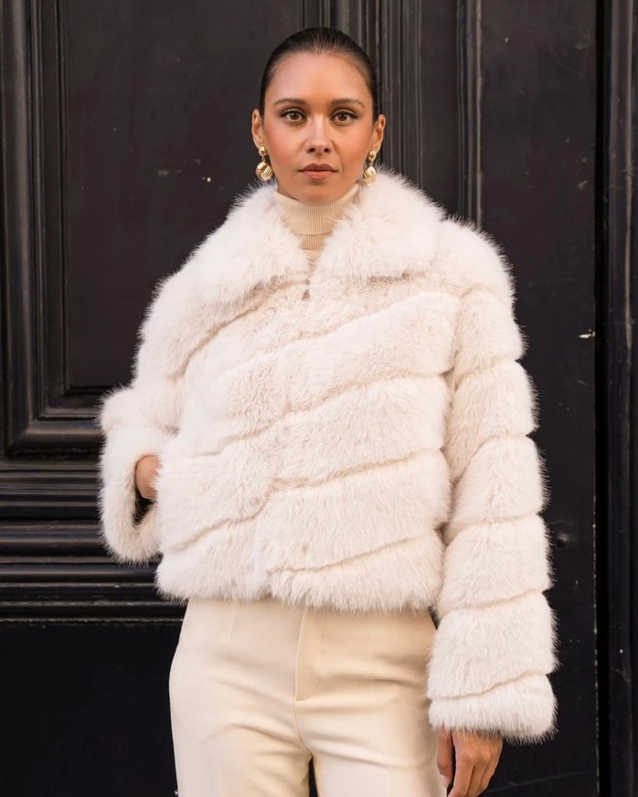 Maribel Faux Fur - Ecru