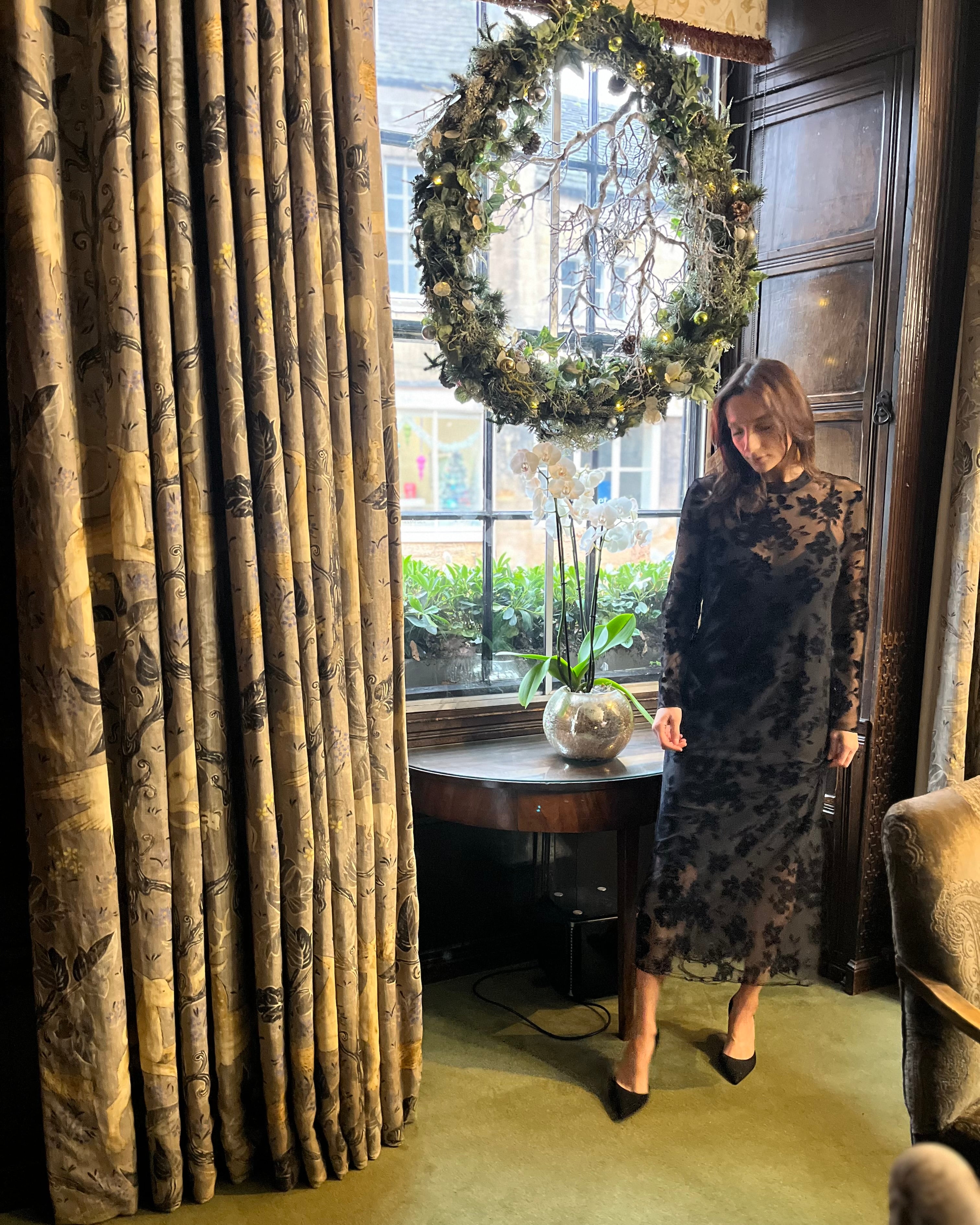 Blythe Lace Dress - Black