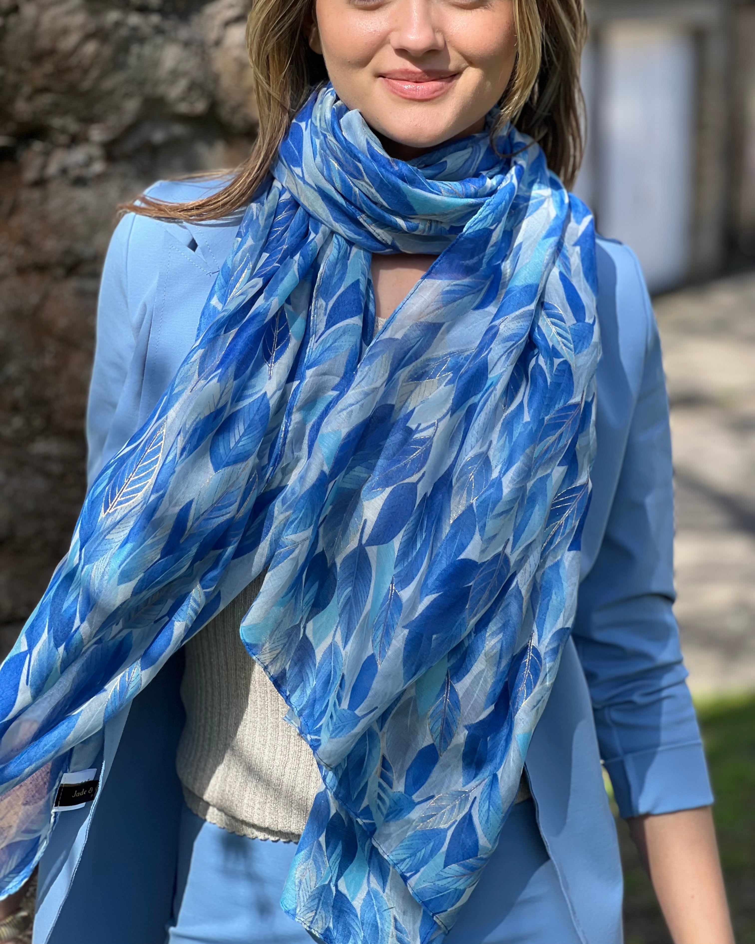 Celine Scarf - Blue