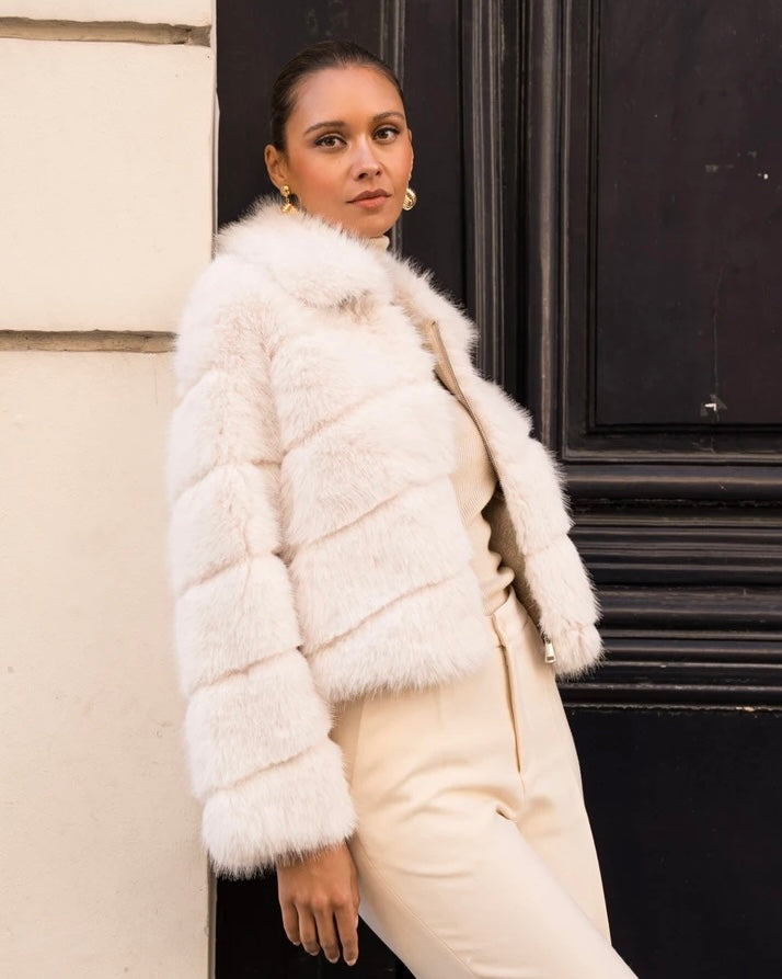 Maribel Faux Fur - Ecru