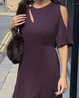 Maelsa Midi Dress - Wine