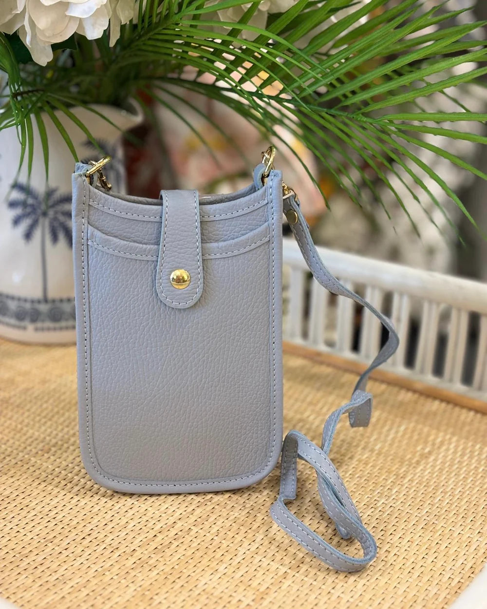 Cortona Phone Pouch - Baby Blue