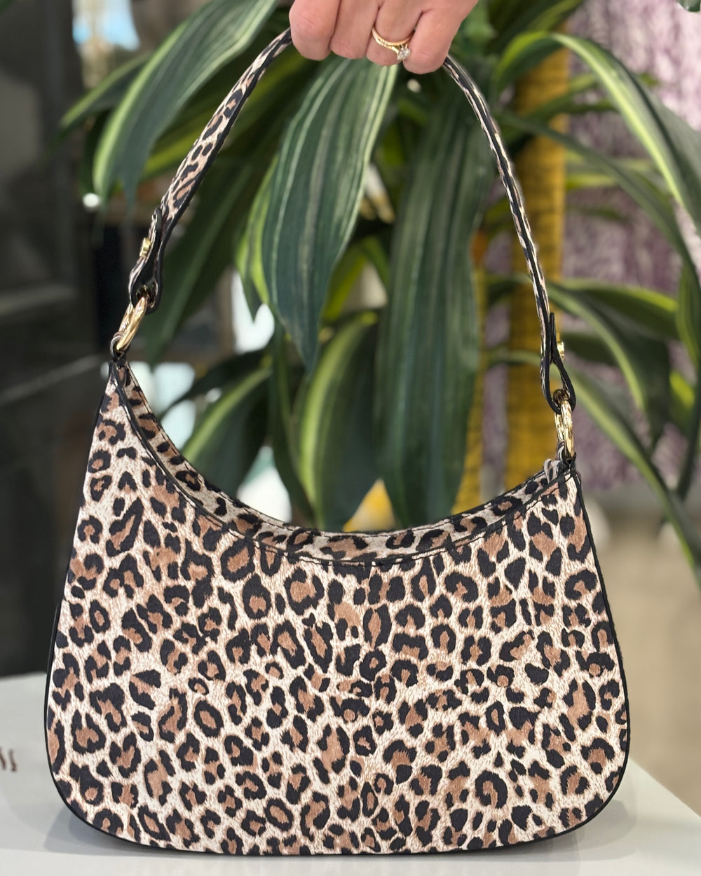 Carrara Leather Bag - Cheetah