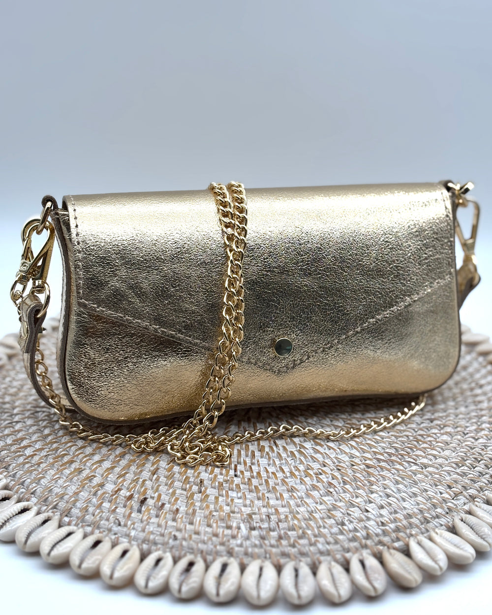 Ferrara Envelope Bag - Gold