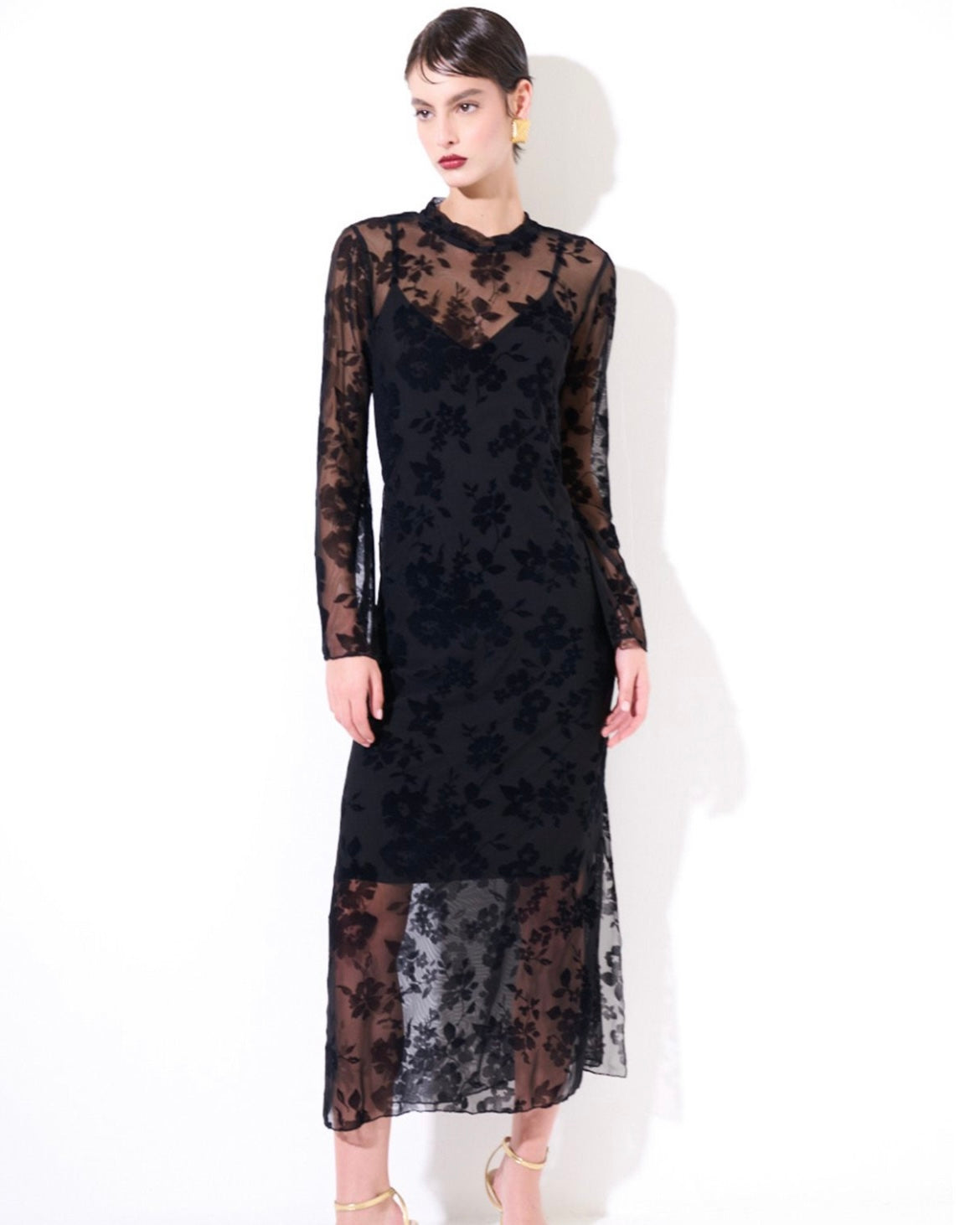 Blythe Lace Dress - Black