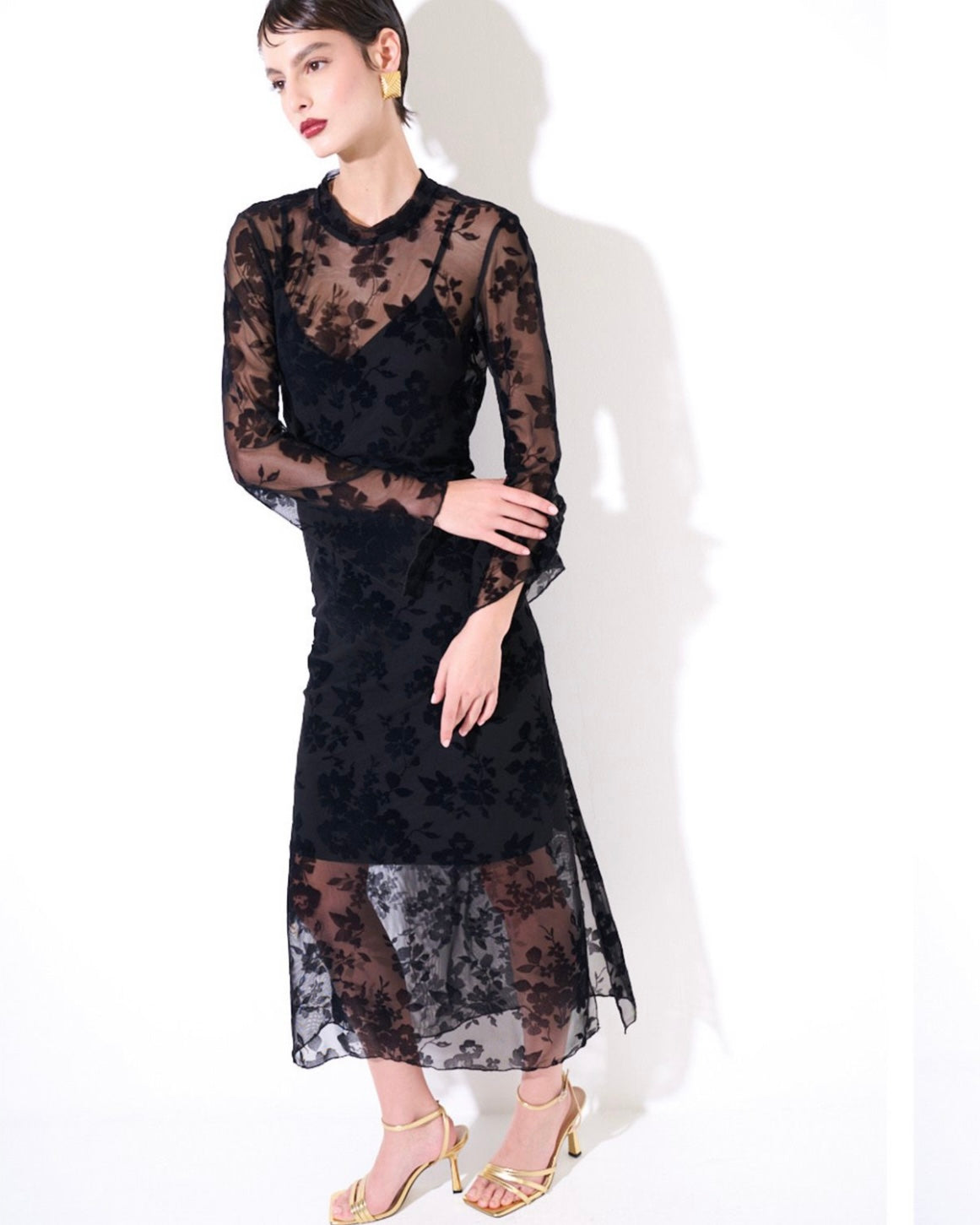 Blythe Lace Dress - Black