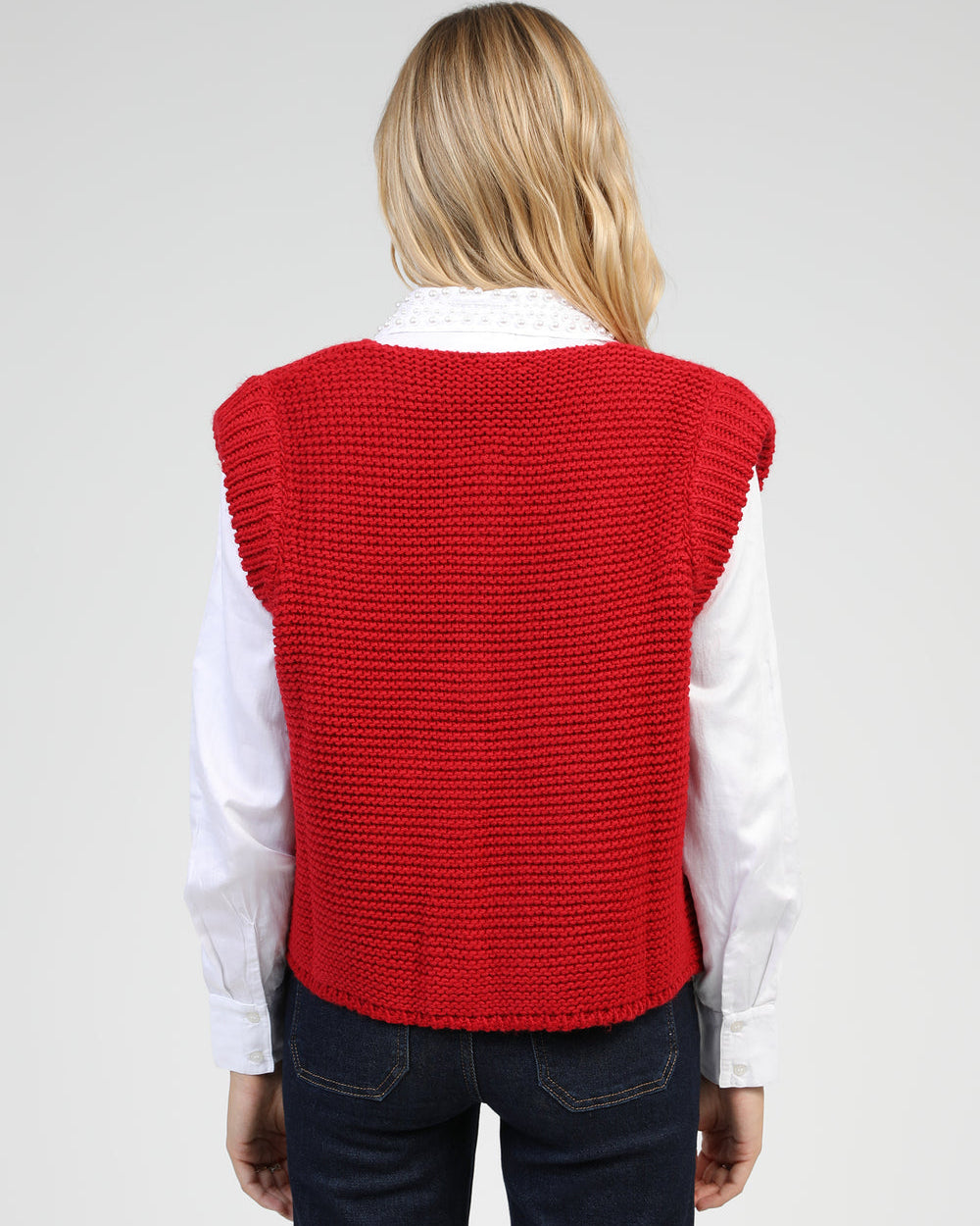 Legringou - Open Cardigan - Fraise
