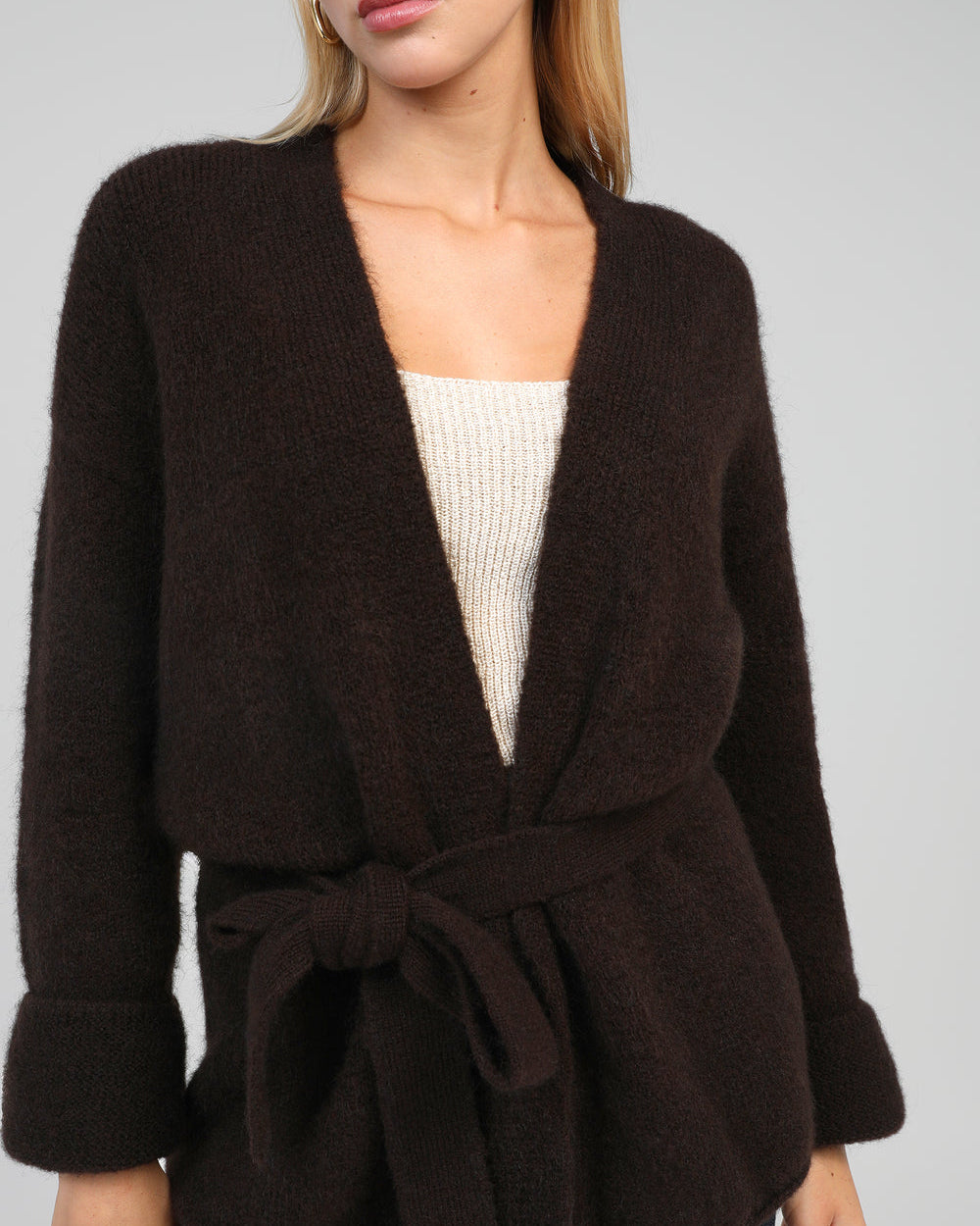 Louna Cardigan - Chocolate