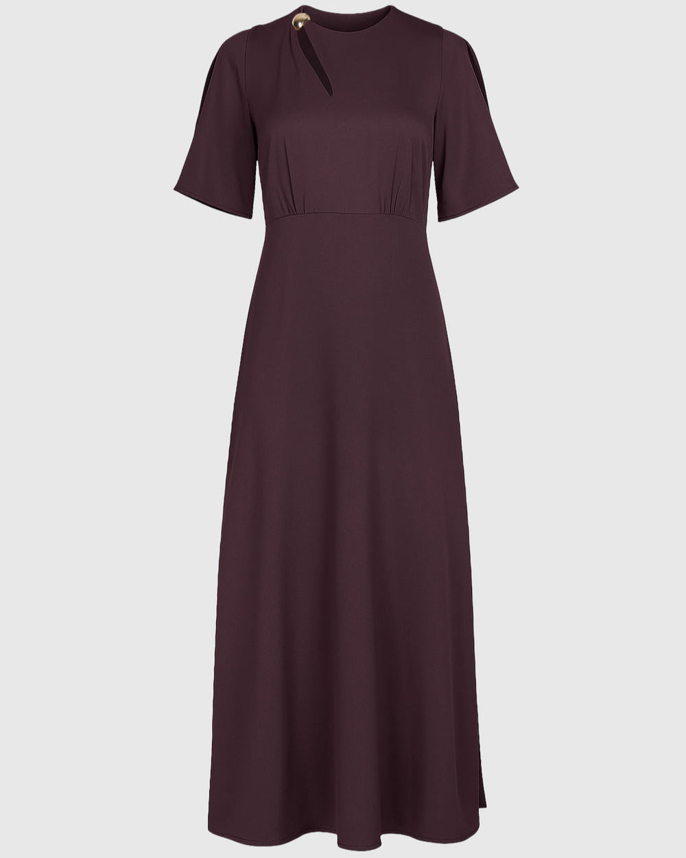 Maelsa Midi Dress - Wine