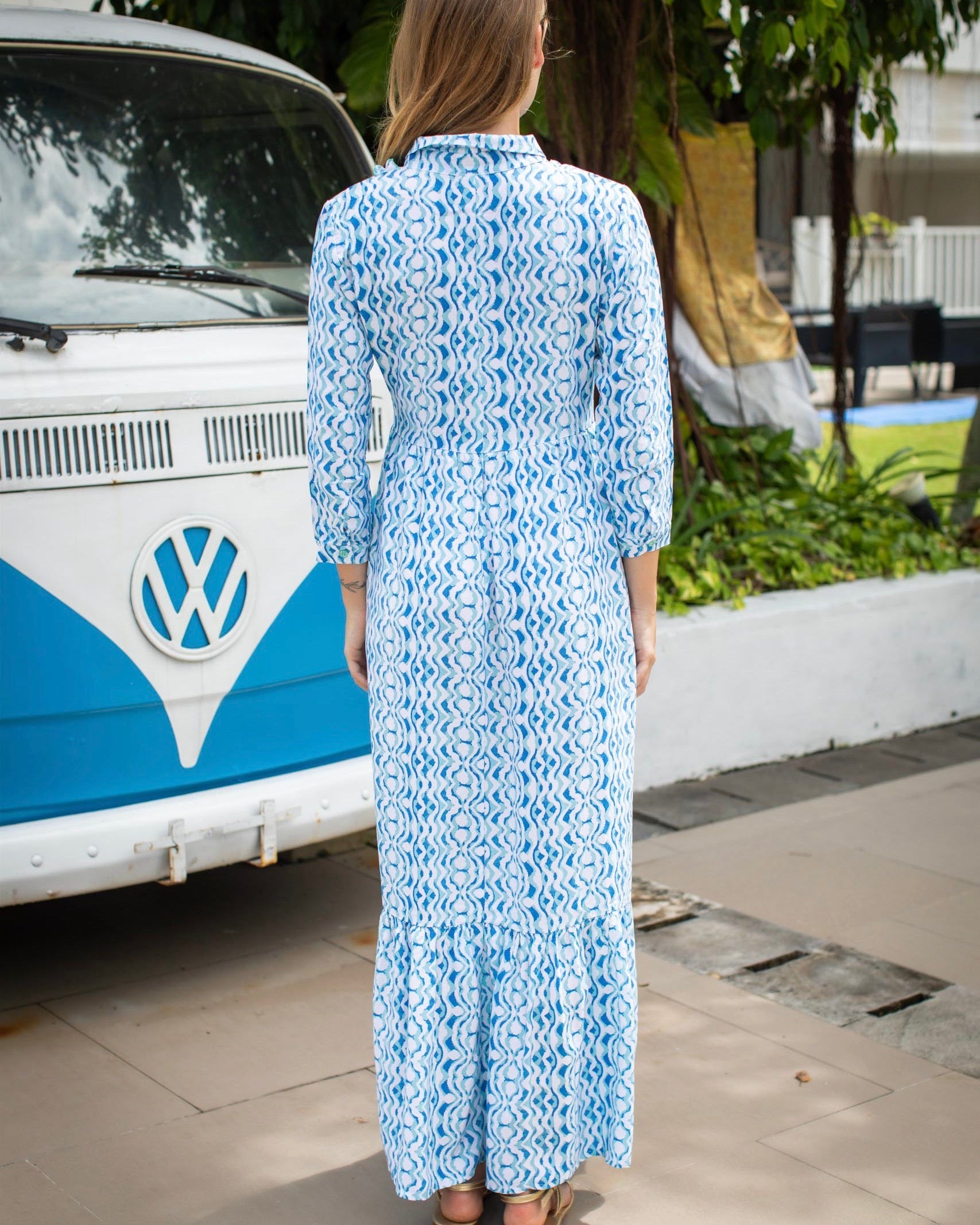 Mia Dress - Cobalt Moyo