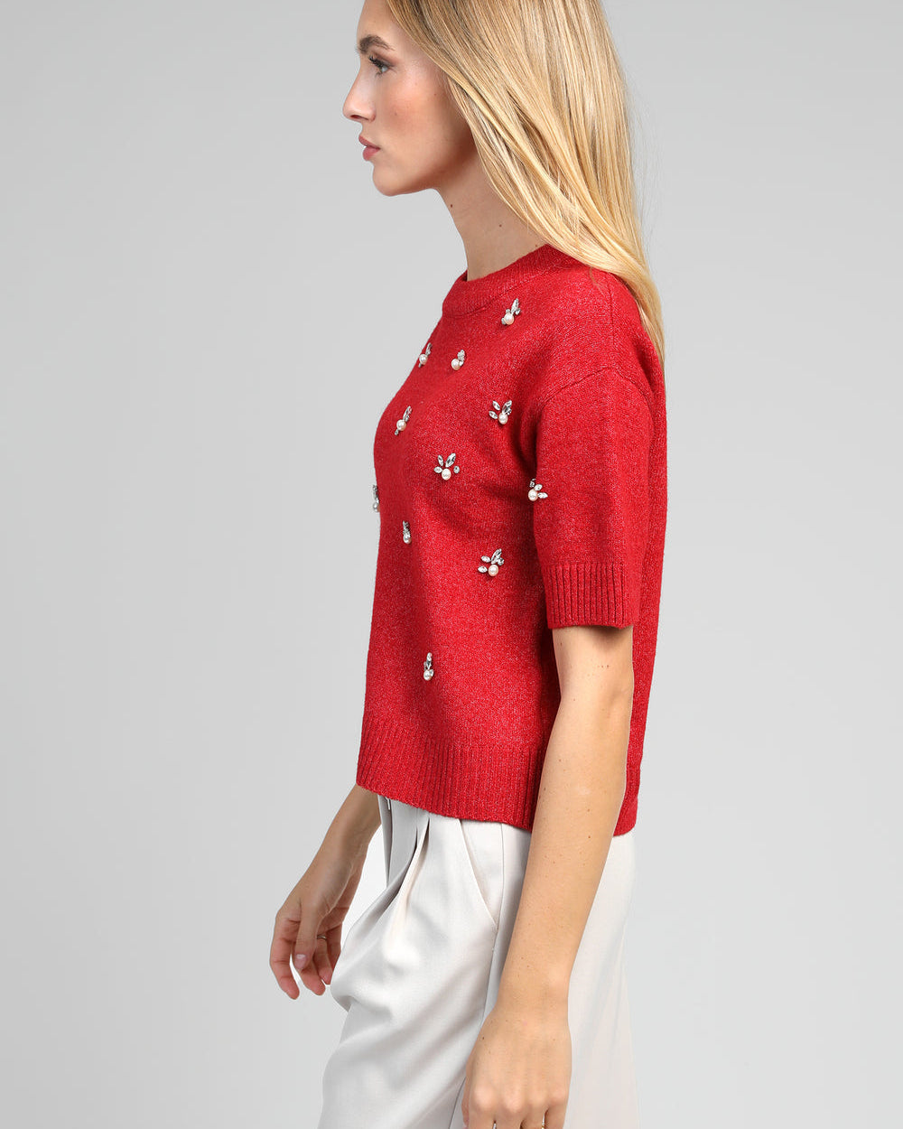 Nelida Knit - Red
